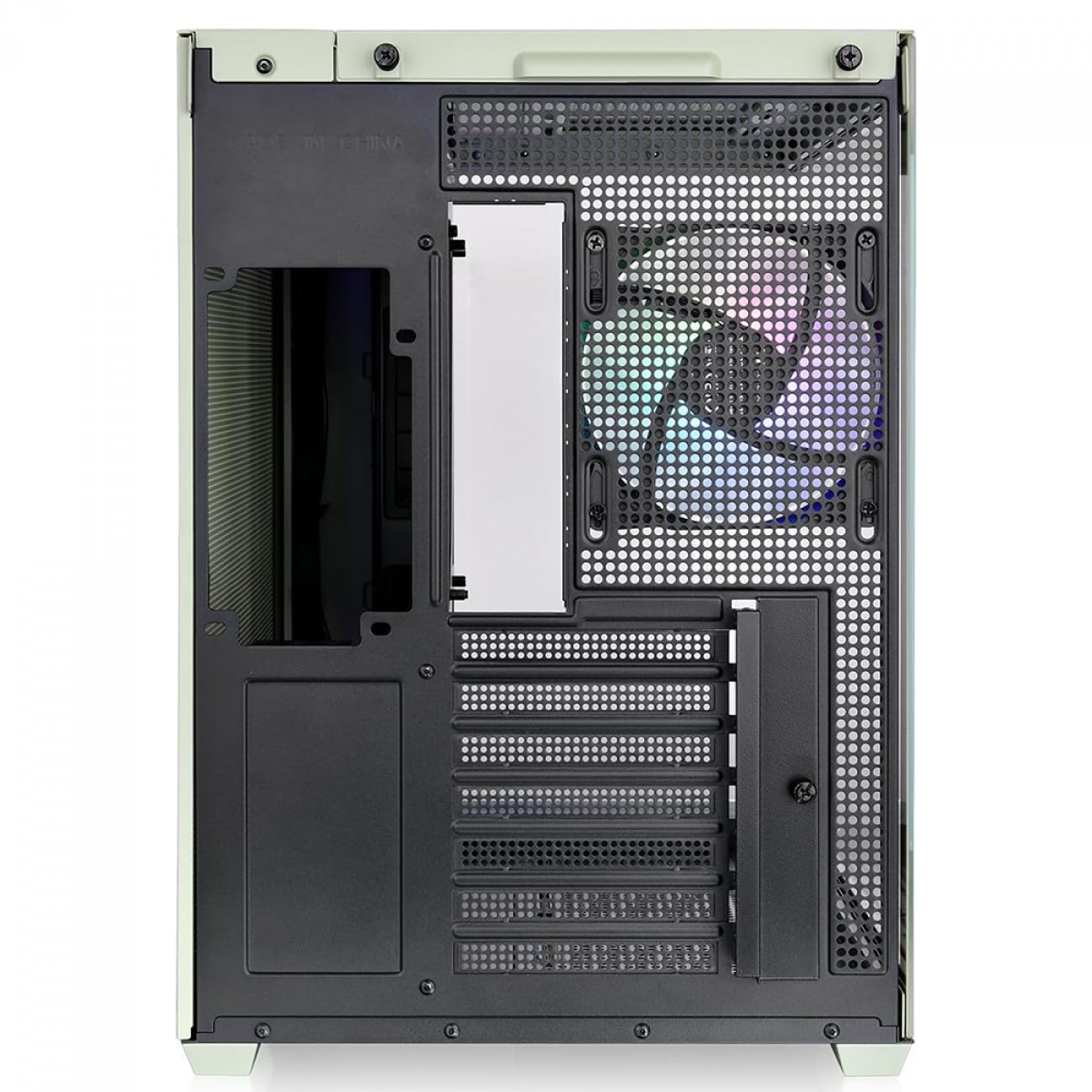 Gabinete Gamer Thermaltake View 380 TG Matcha Green, ARGB, Mid Tower, Vidro Temperado, ATX, Sem Fonte, Com 4 Fans, Verde, CA-1Z2-00MEWN-00