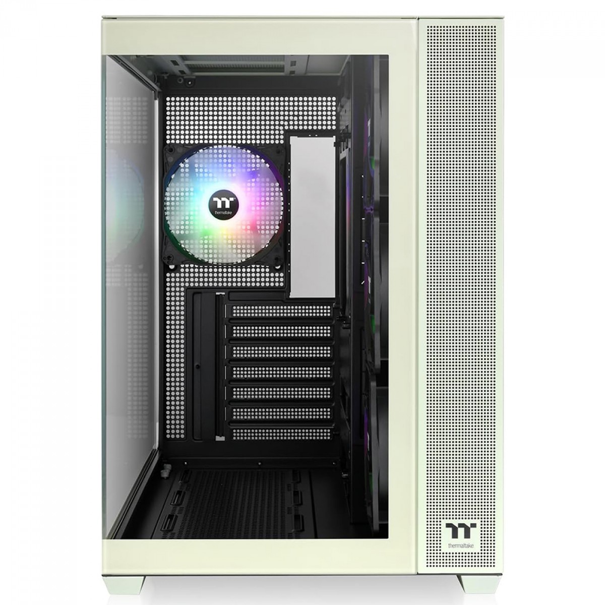 Gabinete Gamer Thermaltake View 380 TG Matcha Green, ARGB, Mid Tower, Vidro Temperado, ATX, Sem Fonte, Com 4 Fans, Verde, CA-1Z2-00MEWN-00