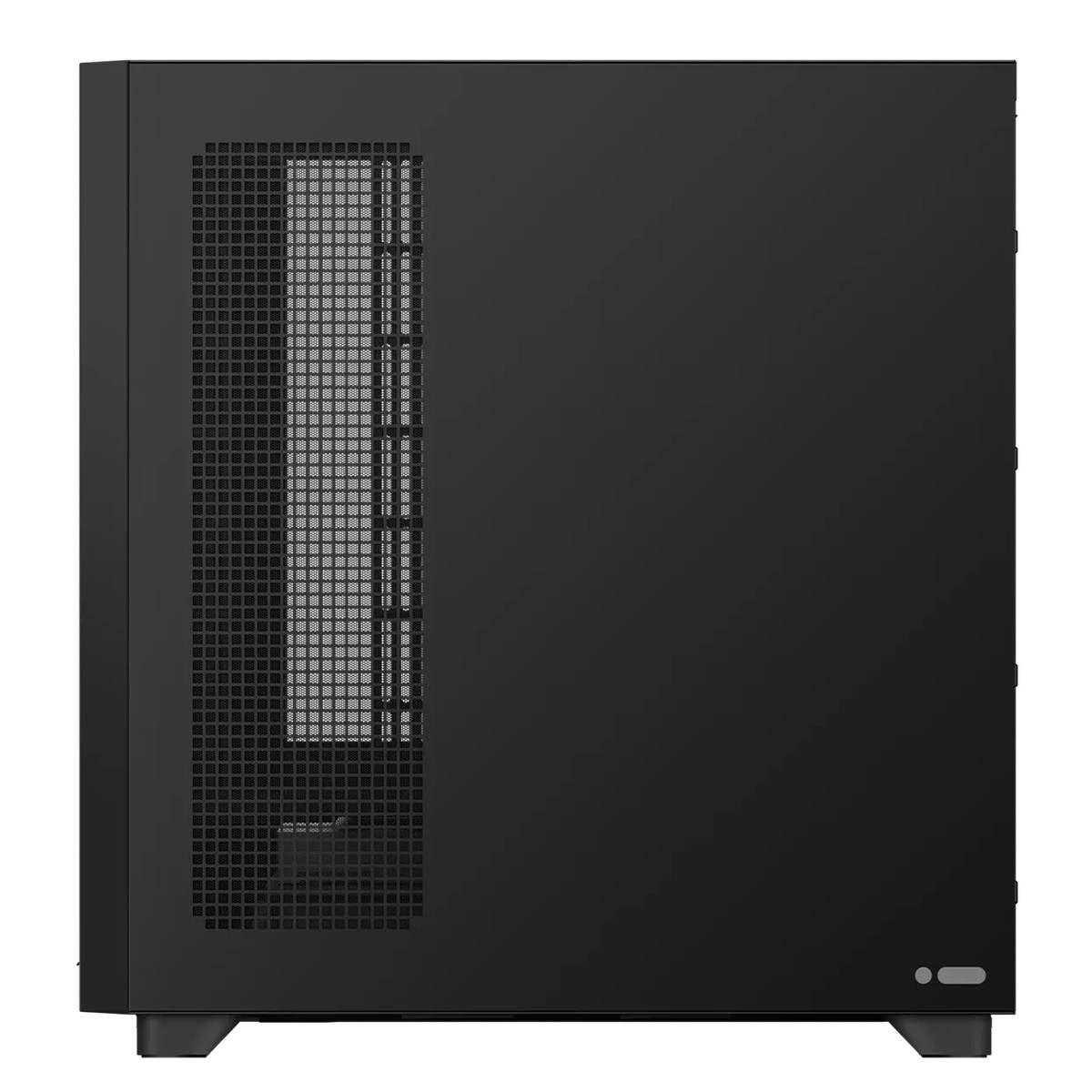 Gabinete Gamer TRYX Flova F50, Mid Tower, Vidro Temperado, Tecido, ATX, Com Fan Cross-Flow, Sem Fonte, Preto, C-F500F-FM1E-G0K