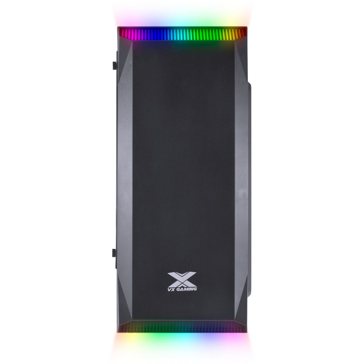 Gabinete Gamer Vinik VX Gaming Borealis RGB, Mid Tower, Lateral em Acrílico, Black, Sem Fonte, Com 1 Fan