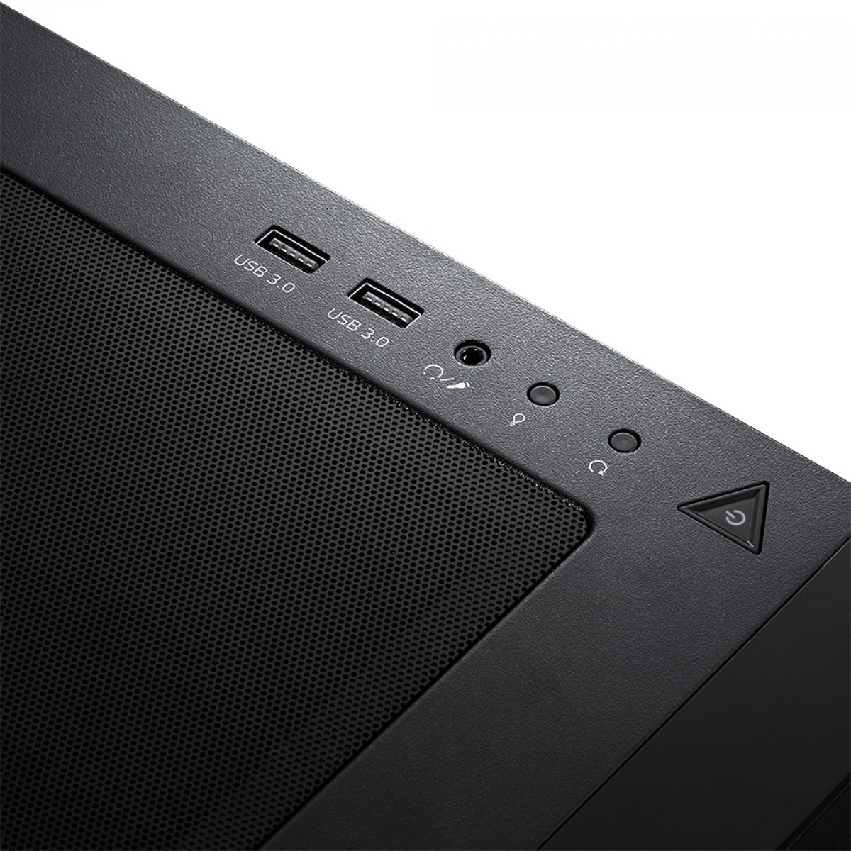 Gabinete Gamer XPG Starker Air, Mid Tower, Vidro Temperado, Black, Sem Fonte, 2x Fans, RGB, STARKERAIR-BKCWW