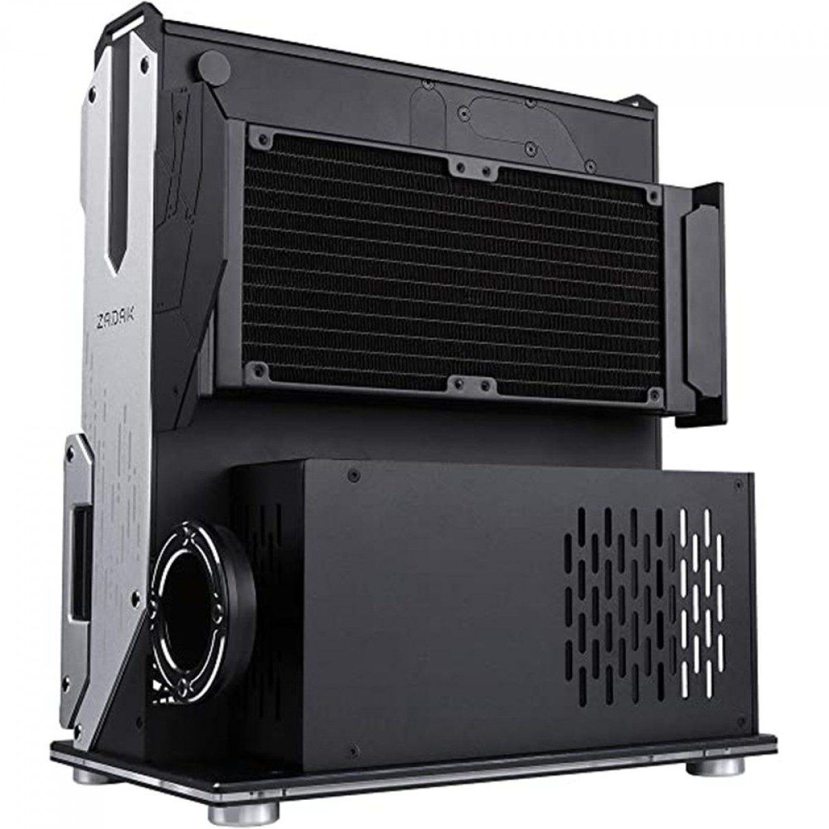 Gabinete Gamer Zadak MOAB II ELITE, Mid Tower, Sem Fonte, Sem Fan, Black