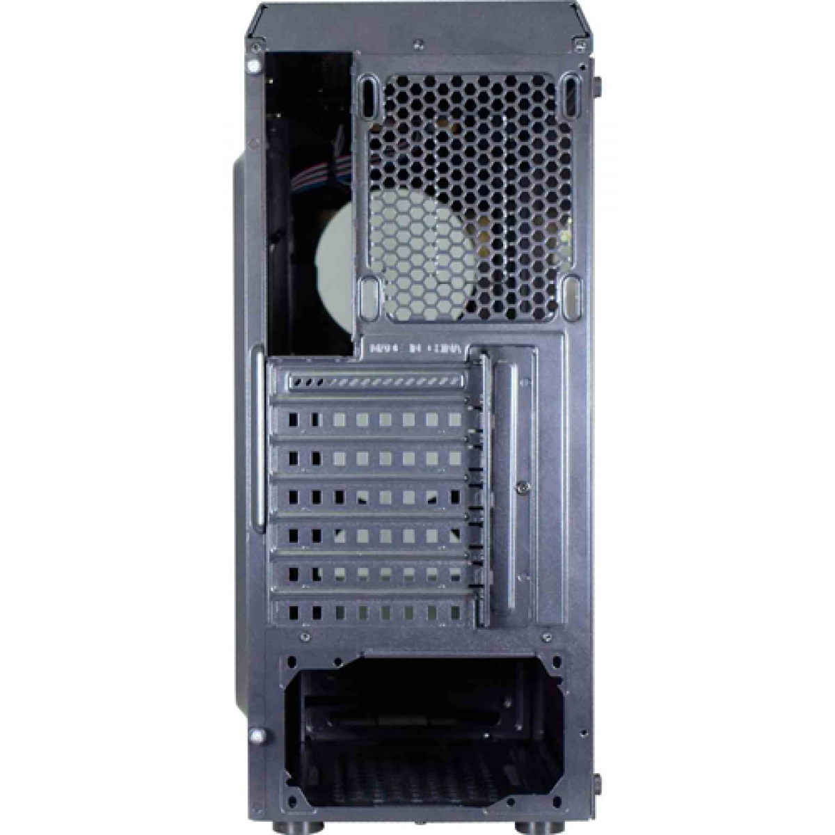 Gabinete Gamer K-mex Infinity III, Mid Tower, Com 3 Fans RGB, Lateral em Acrílico, Black, S-Fonte, CG-03G8