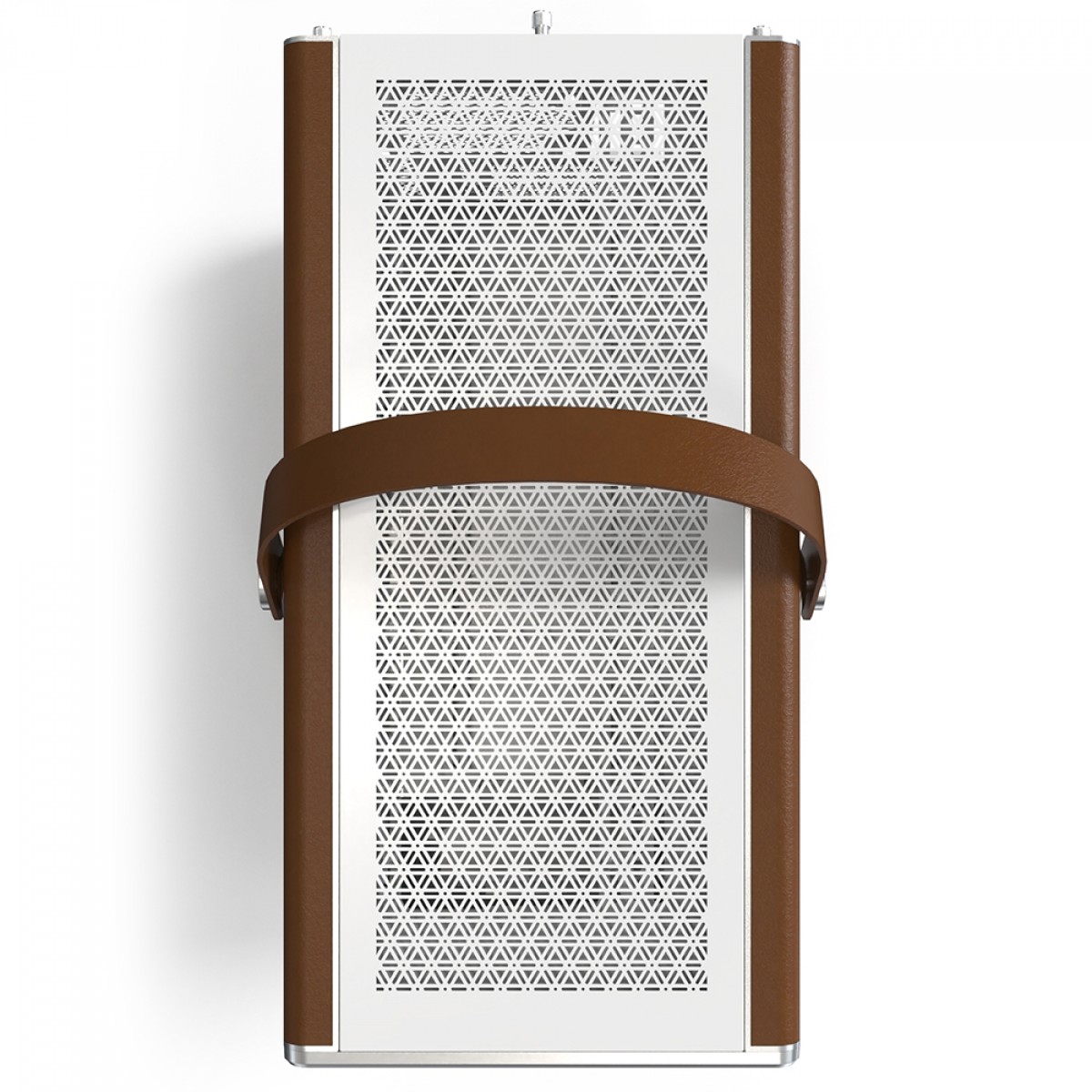 Gabinete Montech Heritage PRO, Mini Tower, Couro e Metal, mATX, Sem Fonte, Com 4 Fans, Branco