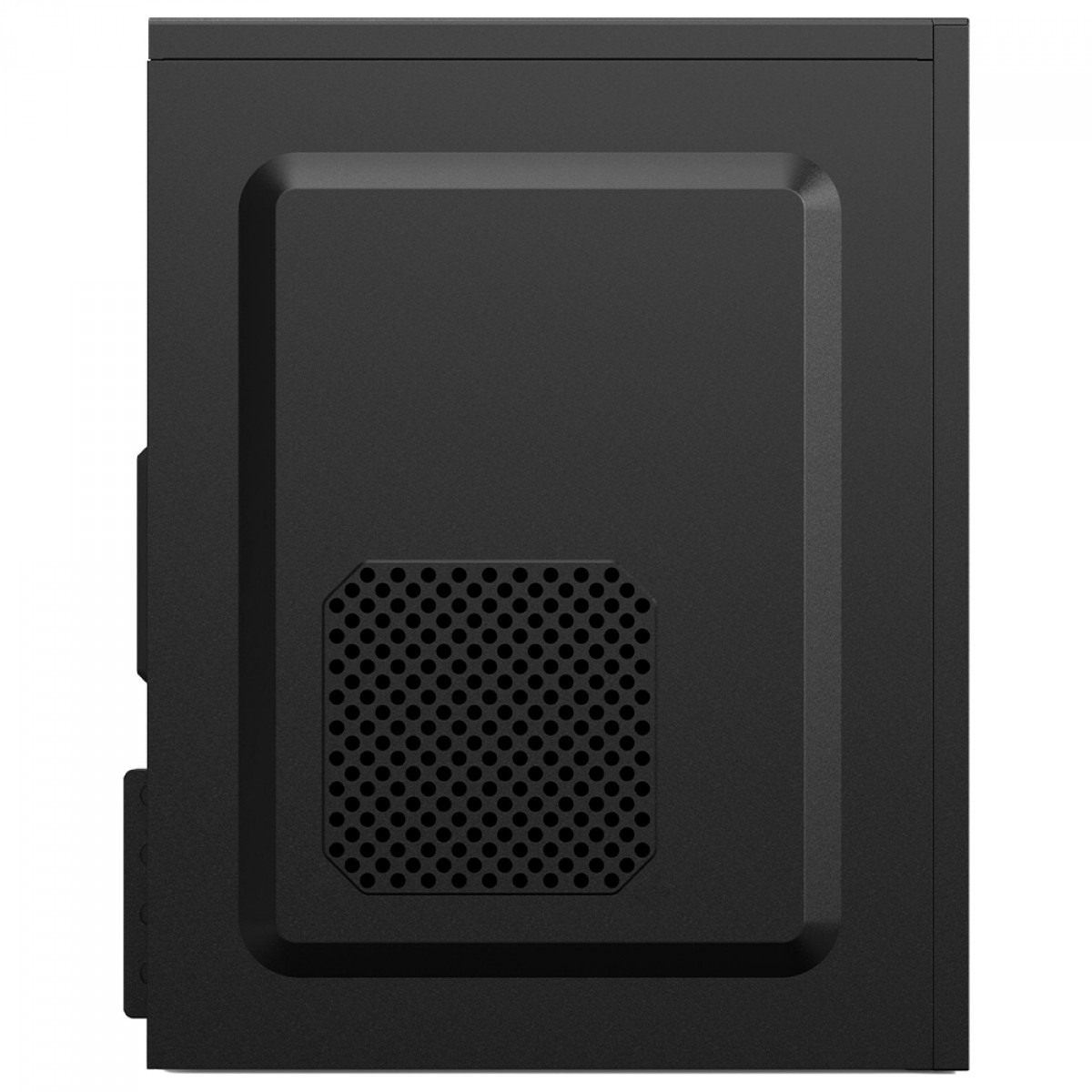 Gabinete Office Fortrek GO12 Compact, mATX, Sem Fonte, Sem Fan, Preto