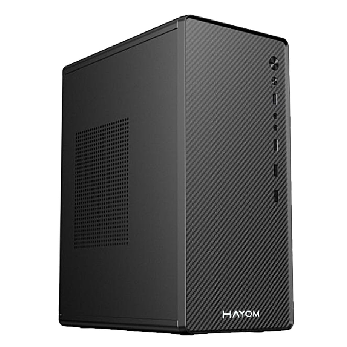 Gabinete Office Hayom GB1752, MATX, Sem Fonte, Sem Fans, Preto
