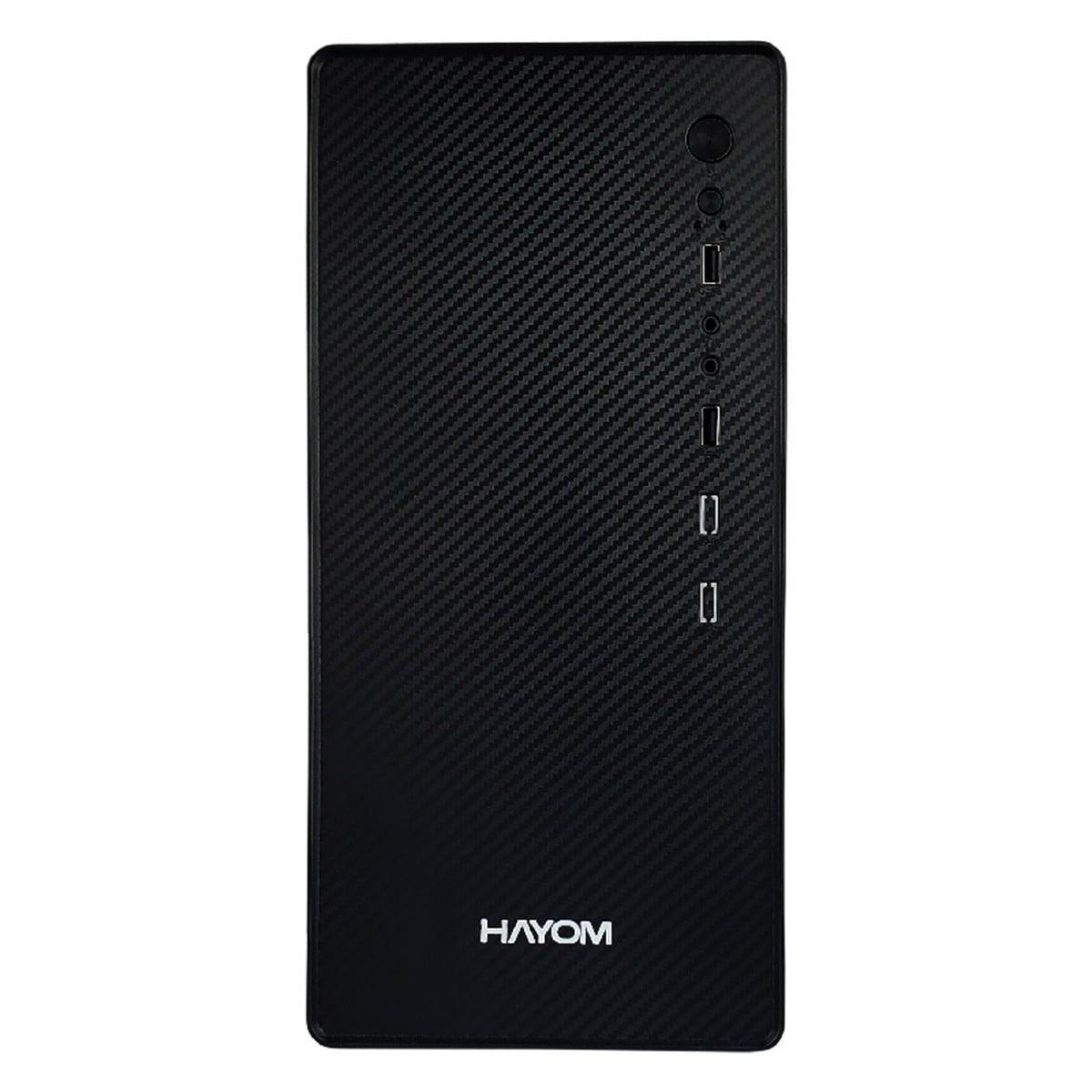 Gabinete Office Hayom GB1752, MATX, Sem Fonte, Sem Fans, Preto