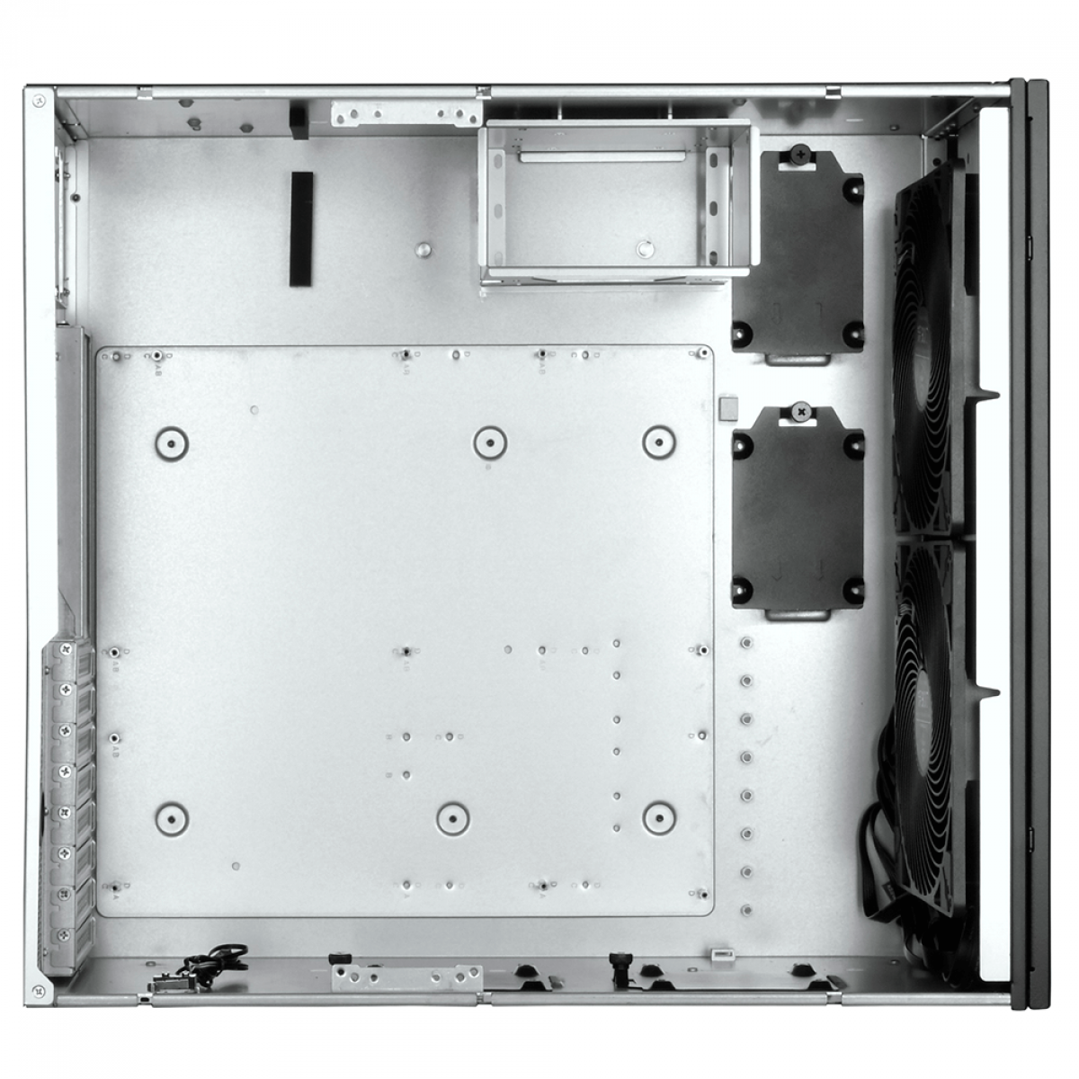 Gabinete para Servidor SilverStone RM51, Mid Tower, ATX, Sem Fonte, Com 2 Fans, Black