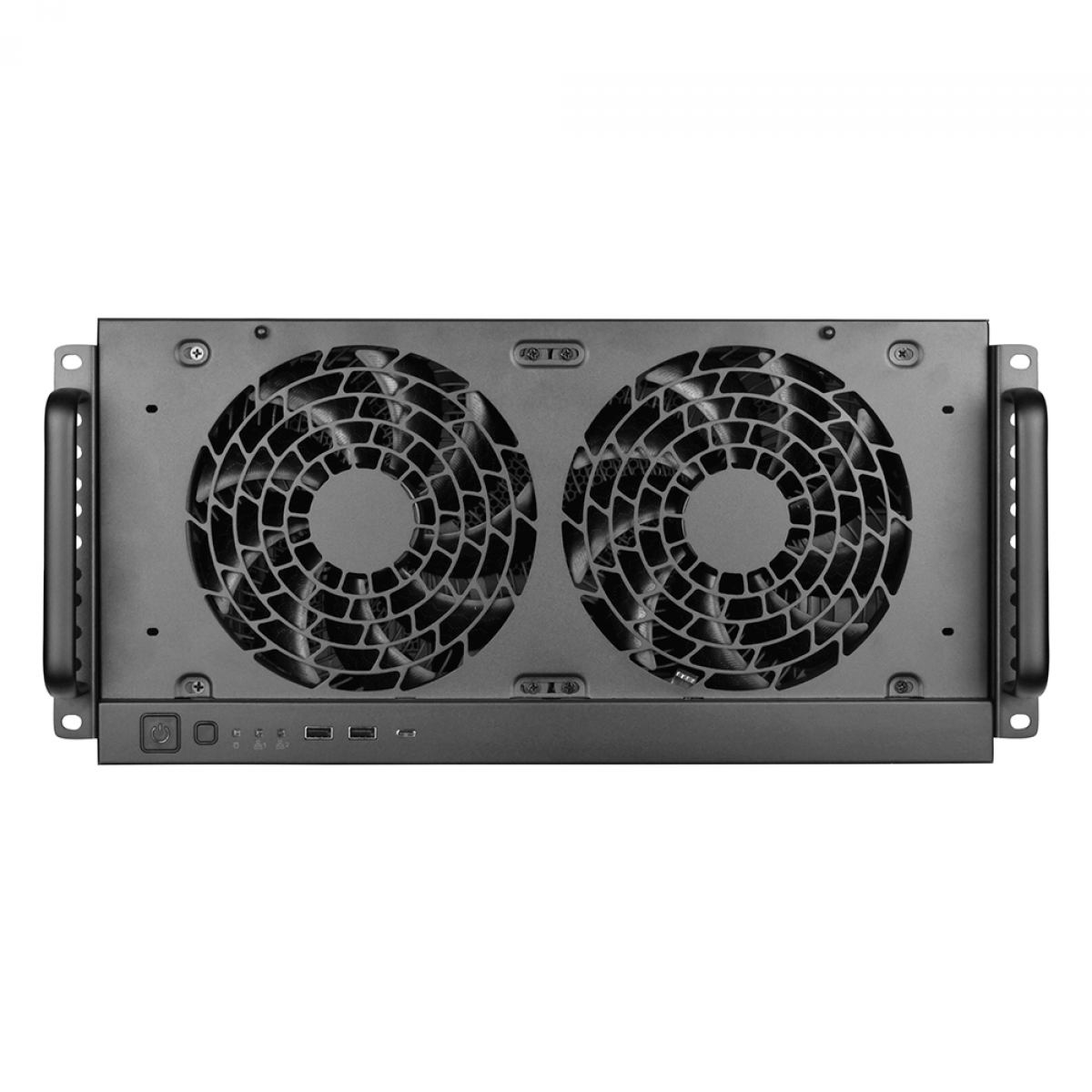 Gabinete para Servidor SilverStone RM51, Mid Tower, ATX, Sem Fonte, Com 2 Fans, Black