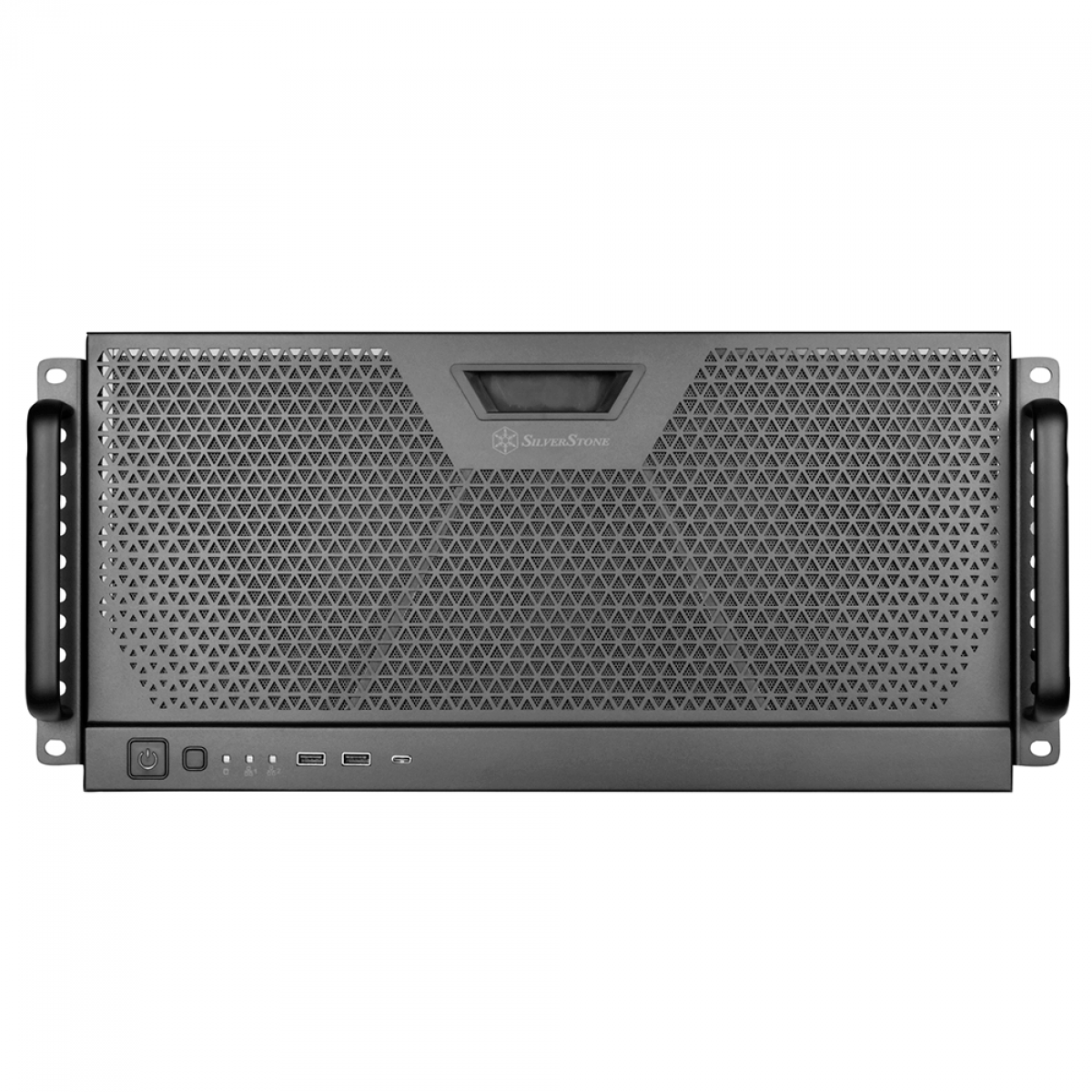 Gabinete para Servidor SilverStone RM51, Mid Tower, ATX, Sem Fonte, Com 2 Fans, Black