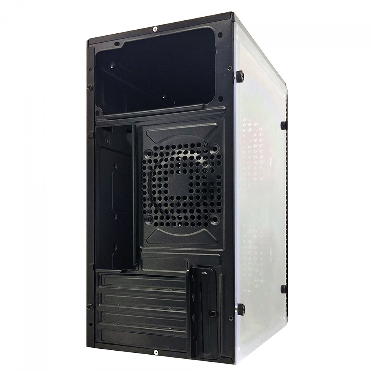 Gabinete Pure Power Fusion, Mini Tower, M-ATX, C/2 FANS, Sem fonte, Preto, PP-CS-MTB