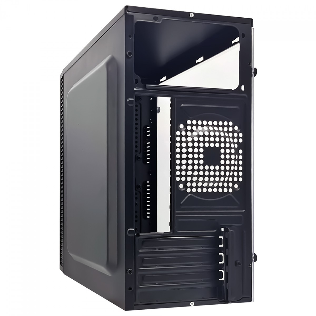 Gabinete Pure Power Fusion, Mini Tower, M-ATX, C/2 FANS, Sem fonte, Preto, PP-CS-MTB