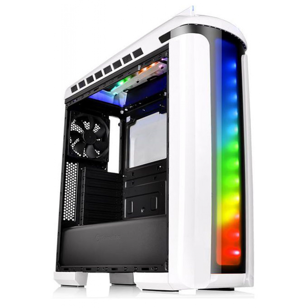 Gabinete Gamer Thermaltake Versa C22 RGB Snow Edition, Mid Tower, Com 1 Fan, White, Sem Fonte, CA-1G9-00M6WN-03