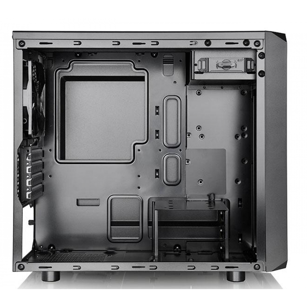 Gabinete Gamer Thermaltake Versa H Mini Tower Com Fan Black