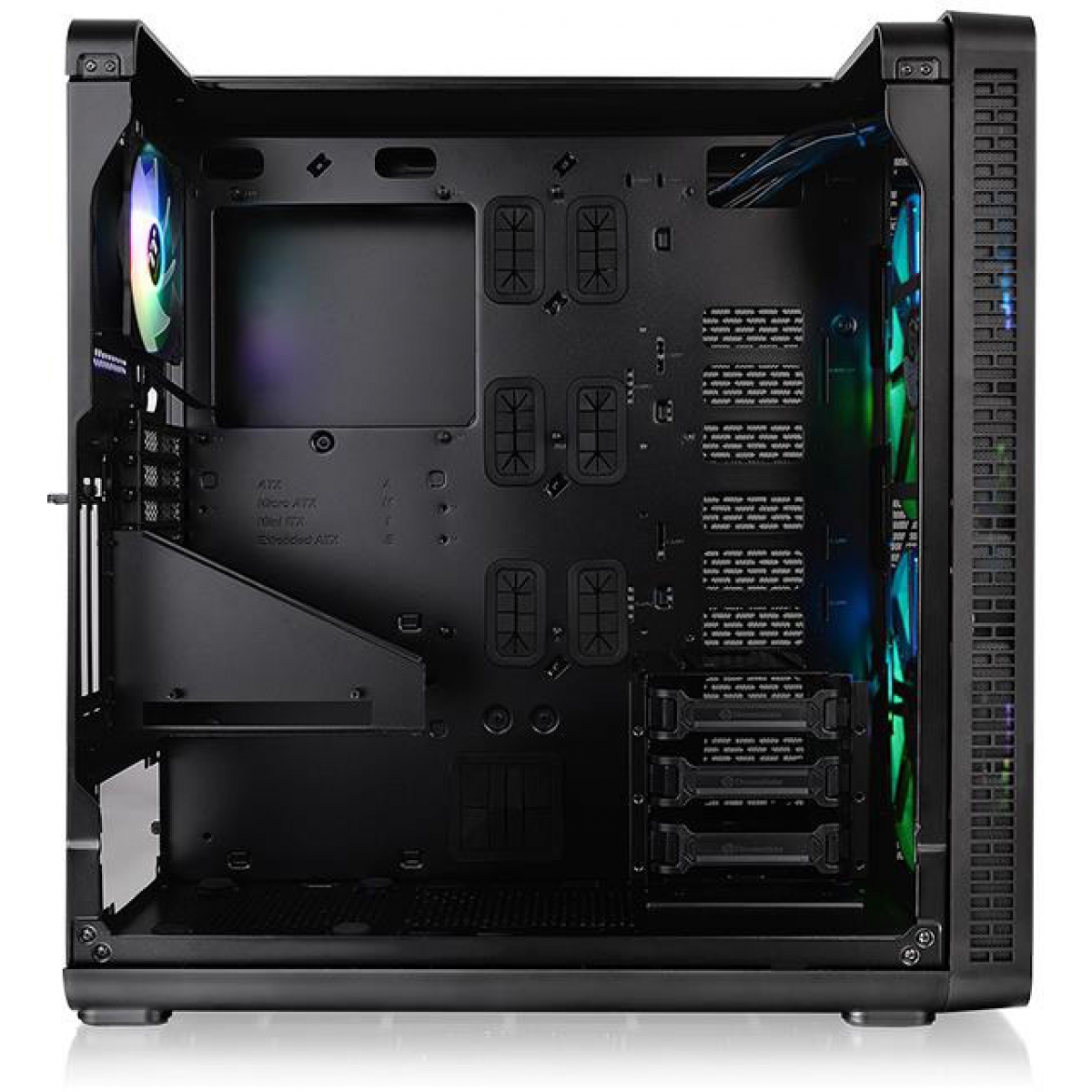 Gabinete Gamer Thermaltake View 37 ARGB, Mid Tower, Black, Sem Fonte, Com 3 Fans RGB, CA-1J7-00M1WN-04