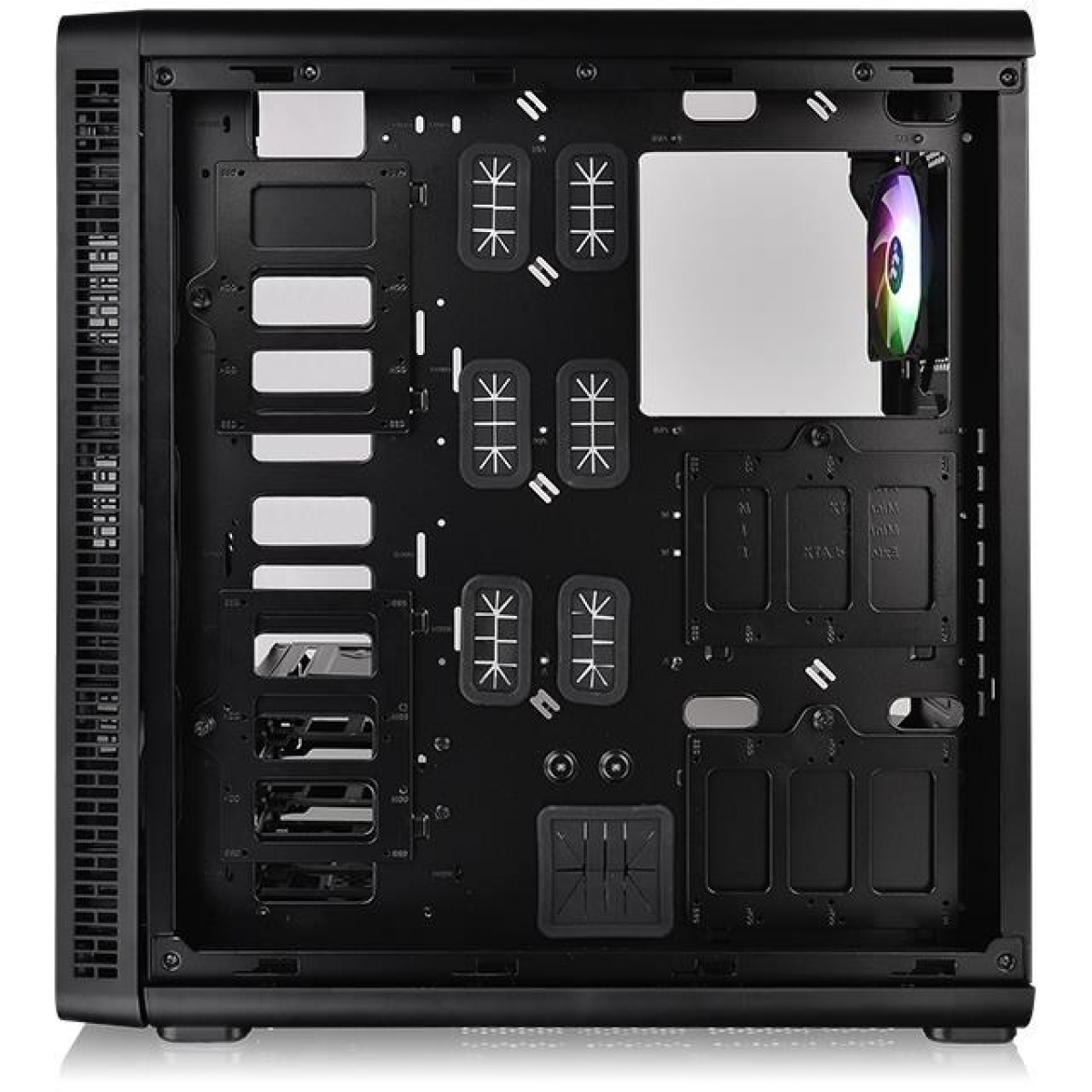 Gabinete Gamer Thermaltake View 37 ARGB, Mid Tower, Black, Sem Fonte, Com 3 Fans RGB, CA-1J7-00M1WN-04