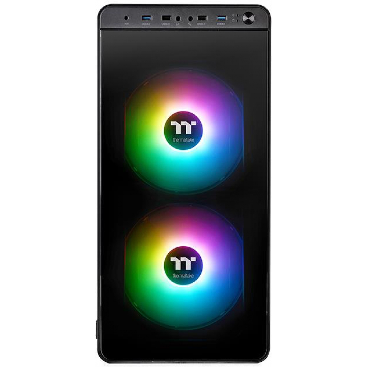 Gabinete Gamer Thermaltake View 37 ARGB, Mid Tower, Black, Sem Fonte, Com 3 Fans RGB, CA-1J7-00M1WN-04