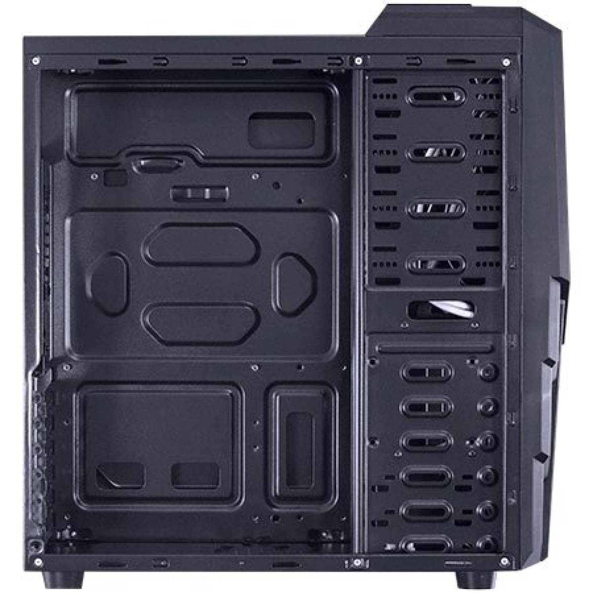 Gabinete Vinik Gamer Eruption V2 Window Mid Tower Preto Sem Fonte 