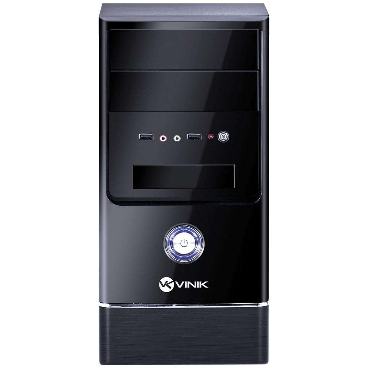 Gabinete Gamer Vinik ONE G1, Mid Tower, Black, Com Fonte