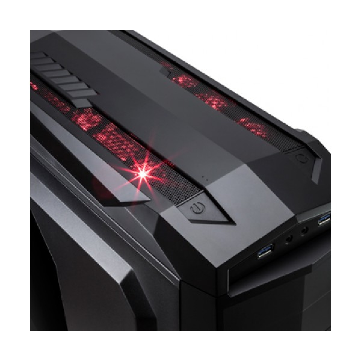 Gabinete Gamer Xigmatek Mach II, Mid Tower, Black, S-Fonte