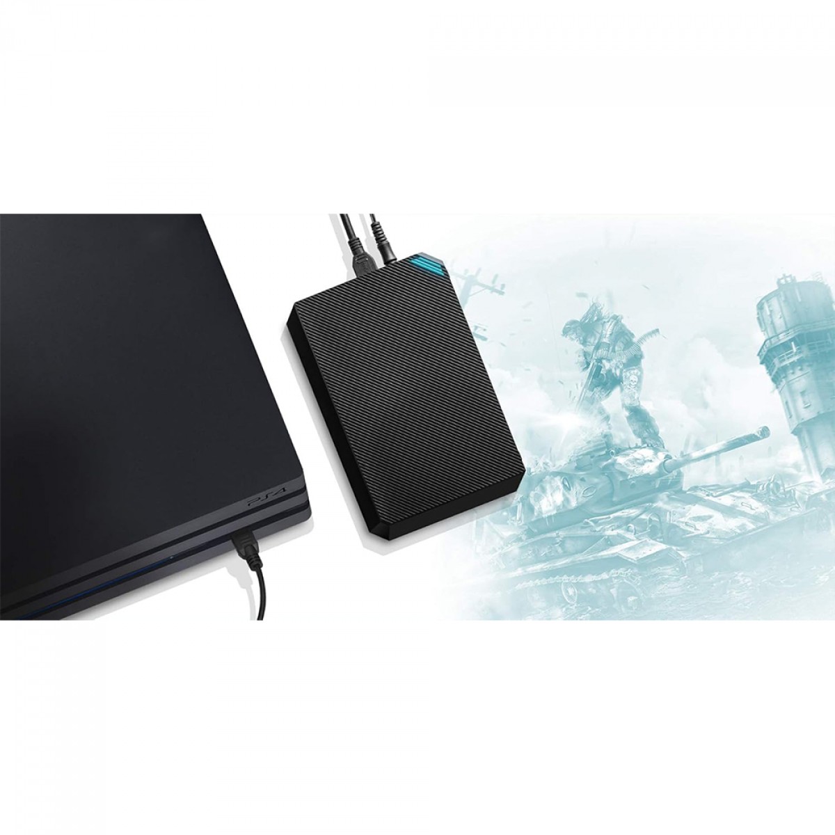 HD Externo Adata HM800, 4TB, USB 3.2, Preto, AHM800-4TU32G1-CUSBK