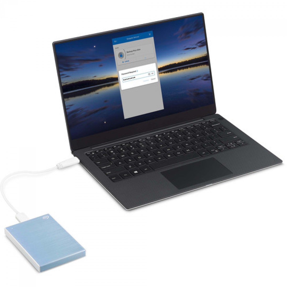 HD Externo Portátil Seagate 4TB Backup Plus, USB 3.0, Light Blue, STHP4000402