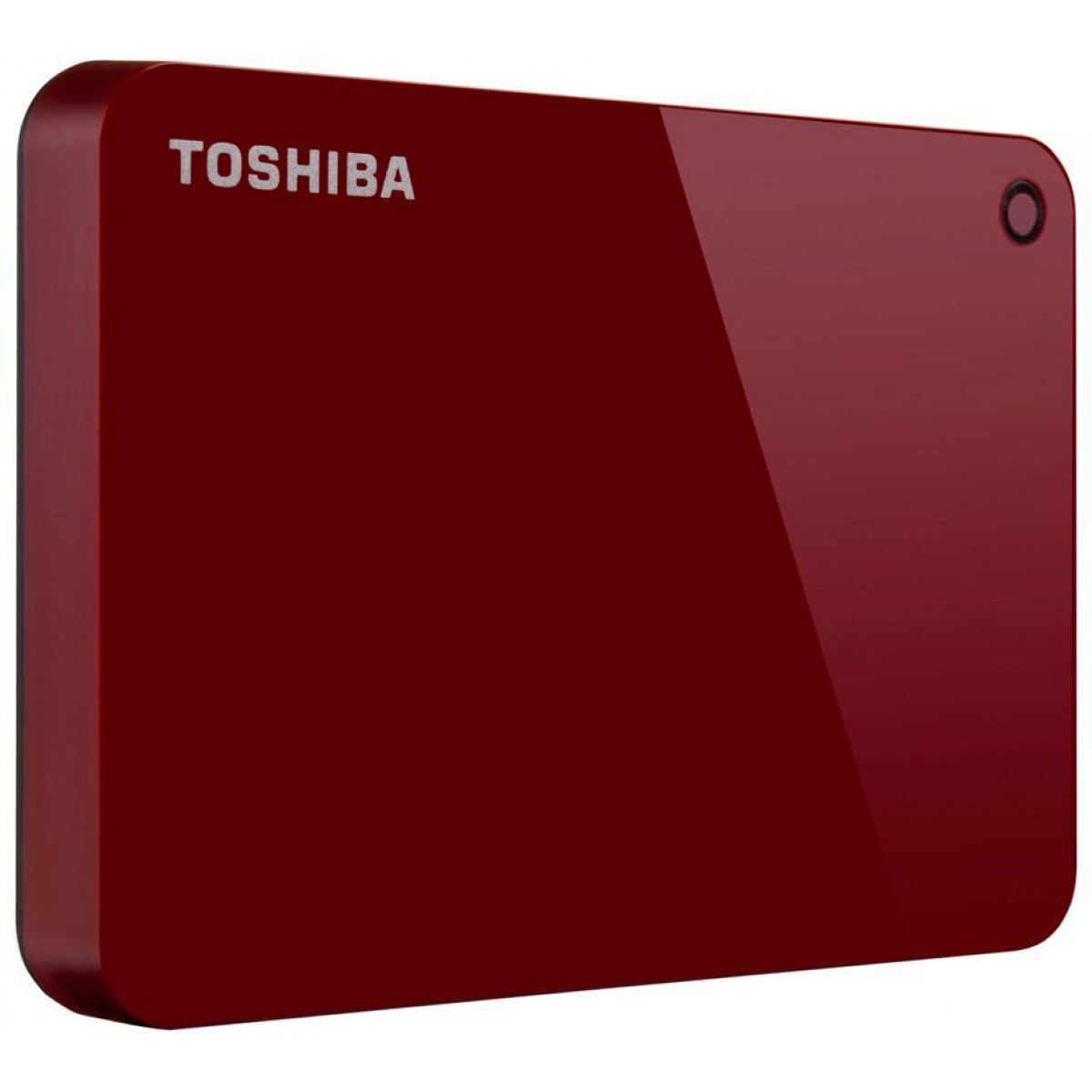 HD Externo Portátil Toshiba Canvio Advance 2TB, USB 3.0, Vermelho, HDTC920XR3AA