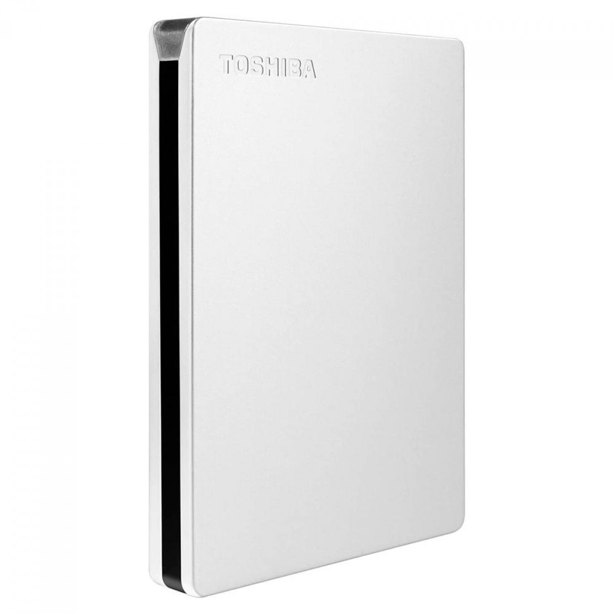 HD Externo Toshiba Canvio Slim 2TB, USB 3.0, Silver, Até 5Gb/s, HDTD320XS3EA