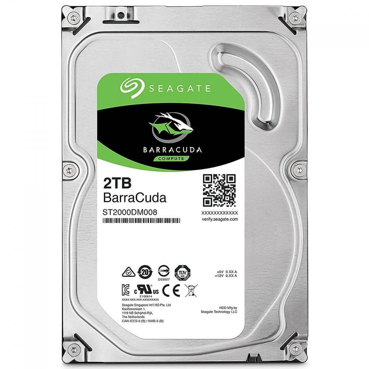 HD Seagate Barracuda 2TB, Sata III, 7200RPM, 256MB, 0107206-01