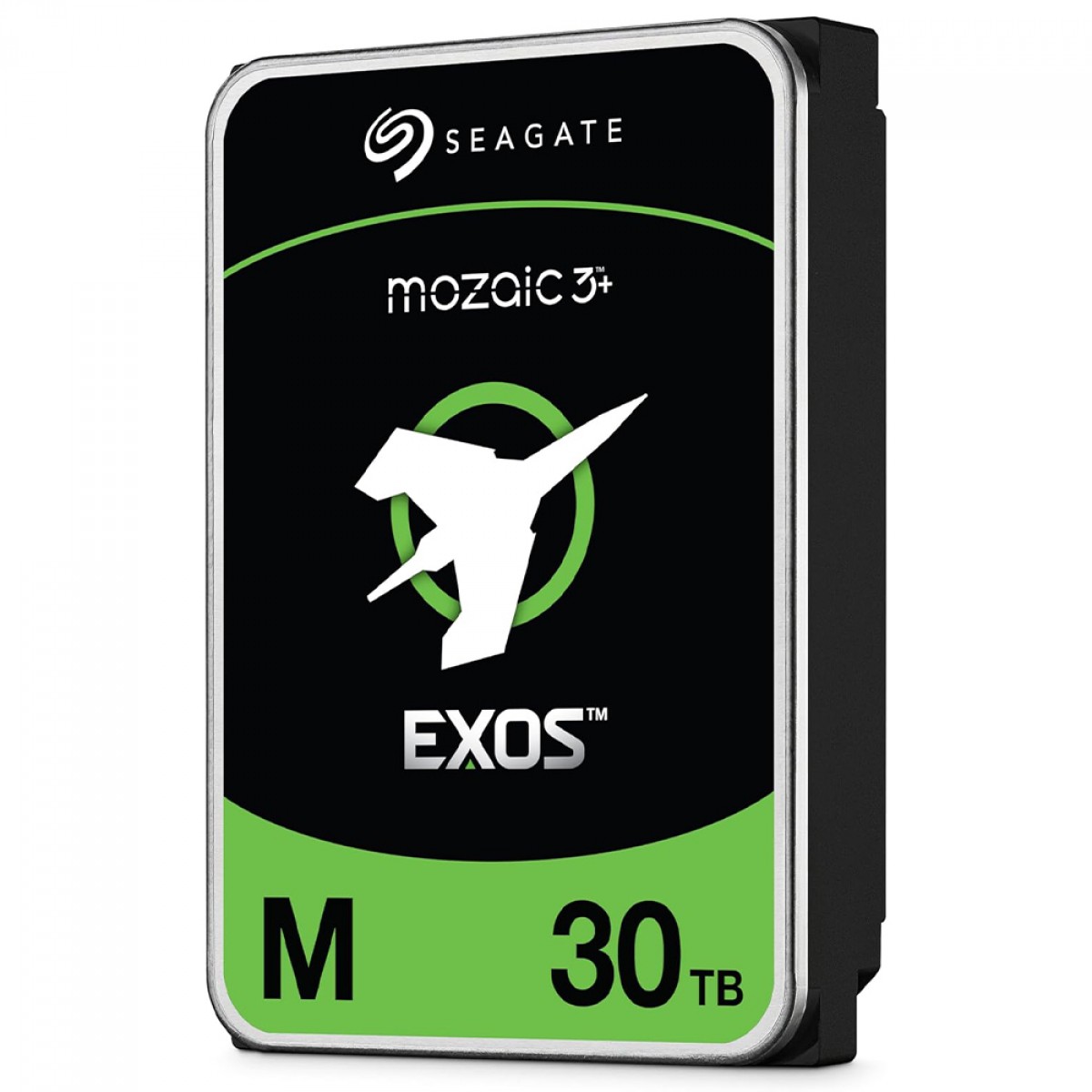 HD Seagate Exos M, 30TB, 7200RPM, Cachê 512MB, 3.5, Servidor, Aplicação em IA, ST30000NM004K