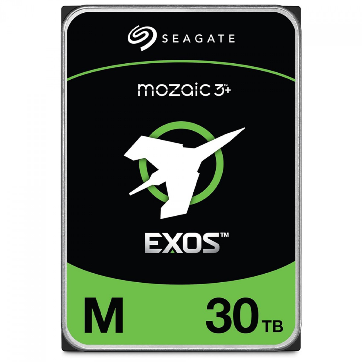HD Seagate Exos M, 30TB, 7200RPM, Cachê 512MB, 3.5, Servidor, Aplicação em IA, ST30000NM004K