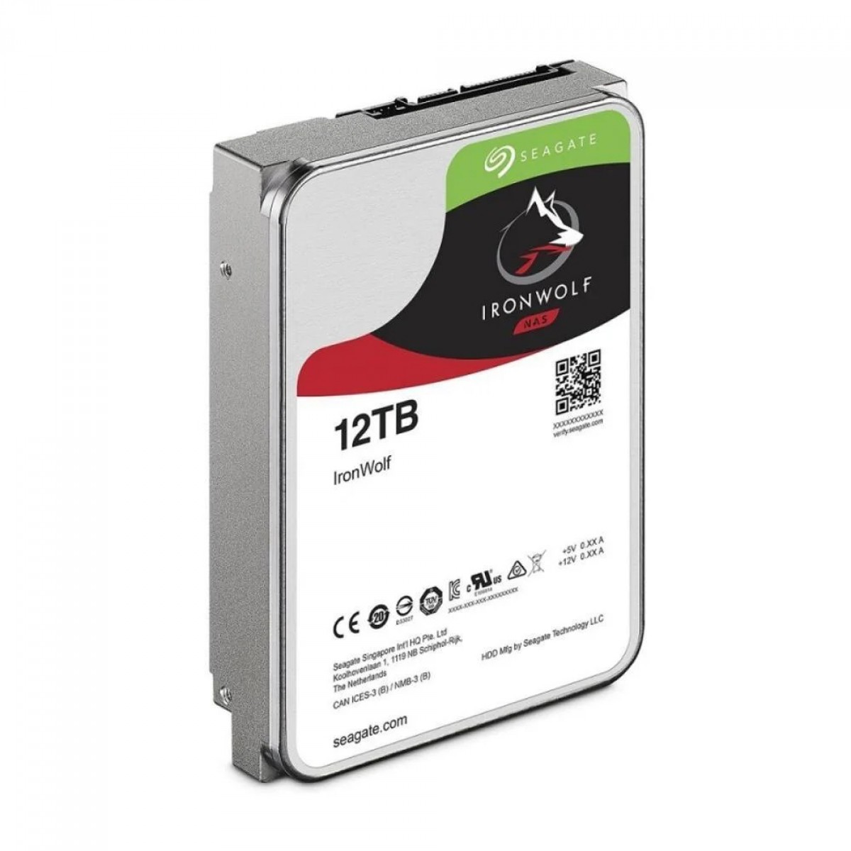 HD Seagate IronWolf, 12TB, Sata III, 7200RPM, 256MB, 3.5