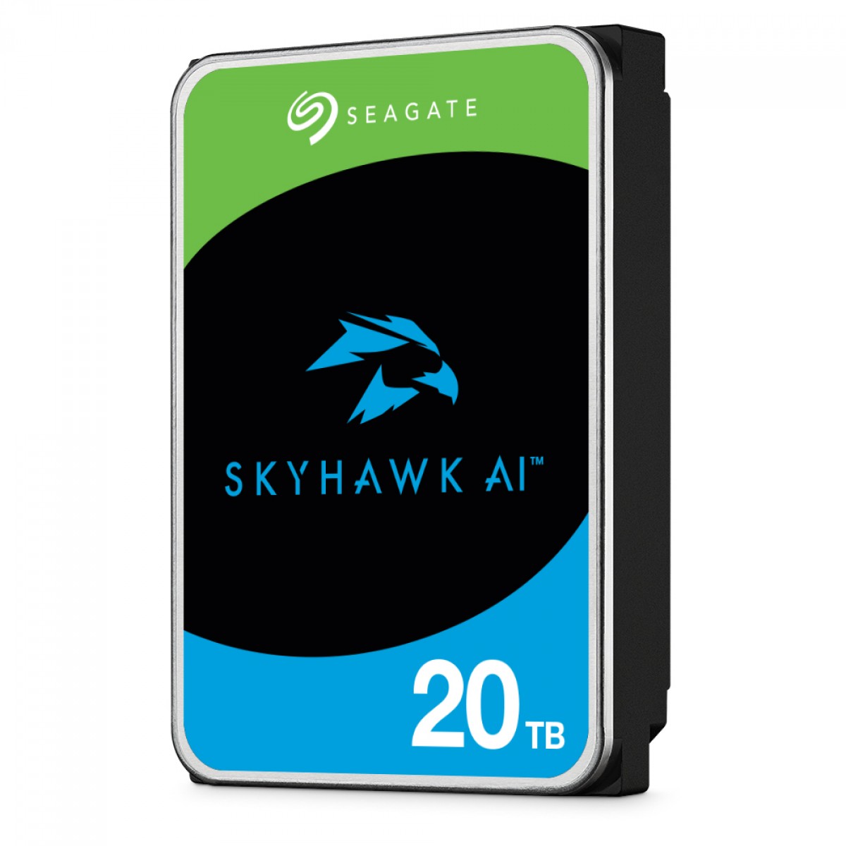 HD Seagate Skyhawk AI Surveillance, 20TB, Sata 6, 7200RPM, 512MB, Aplicação em IA, ST20000VE003