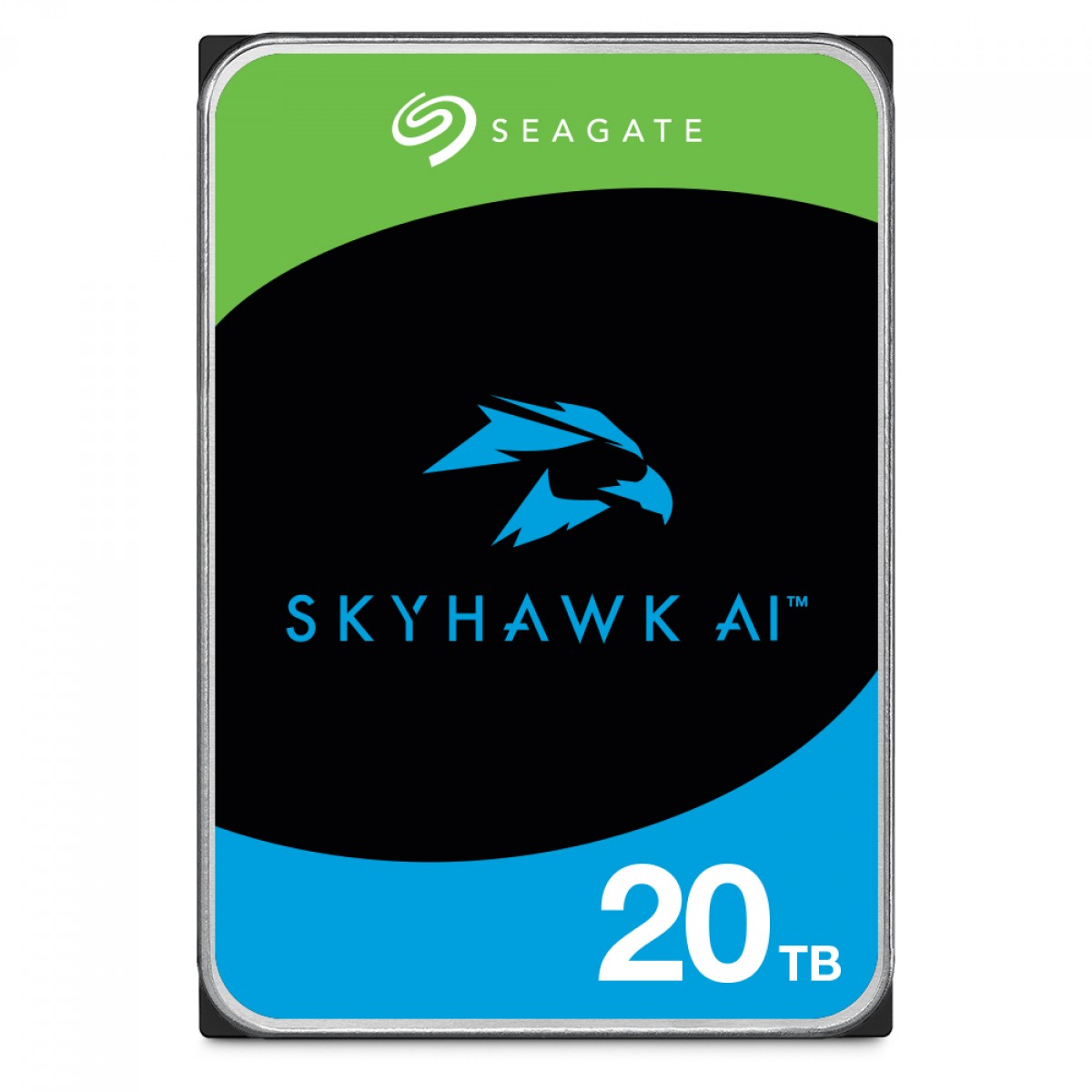 HD Seagate Skyhawk AI Surveillance, 20TB, Sata 6, 7200RPM, 512MB, Aplicação em IA, ST20000VE003