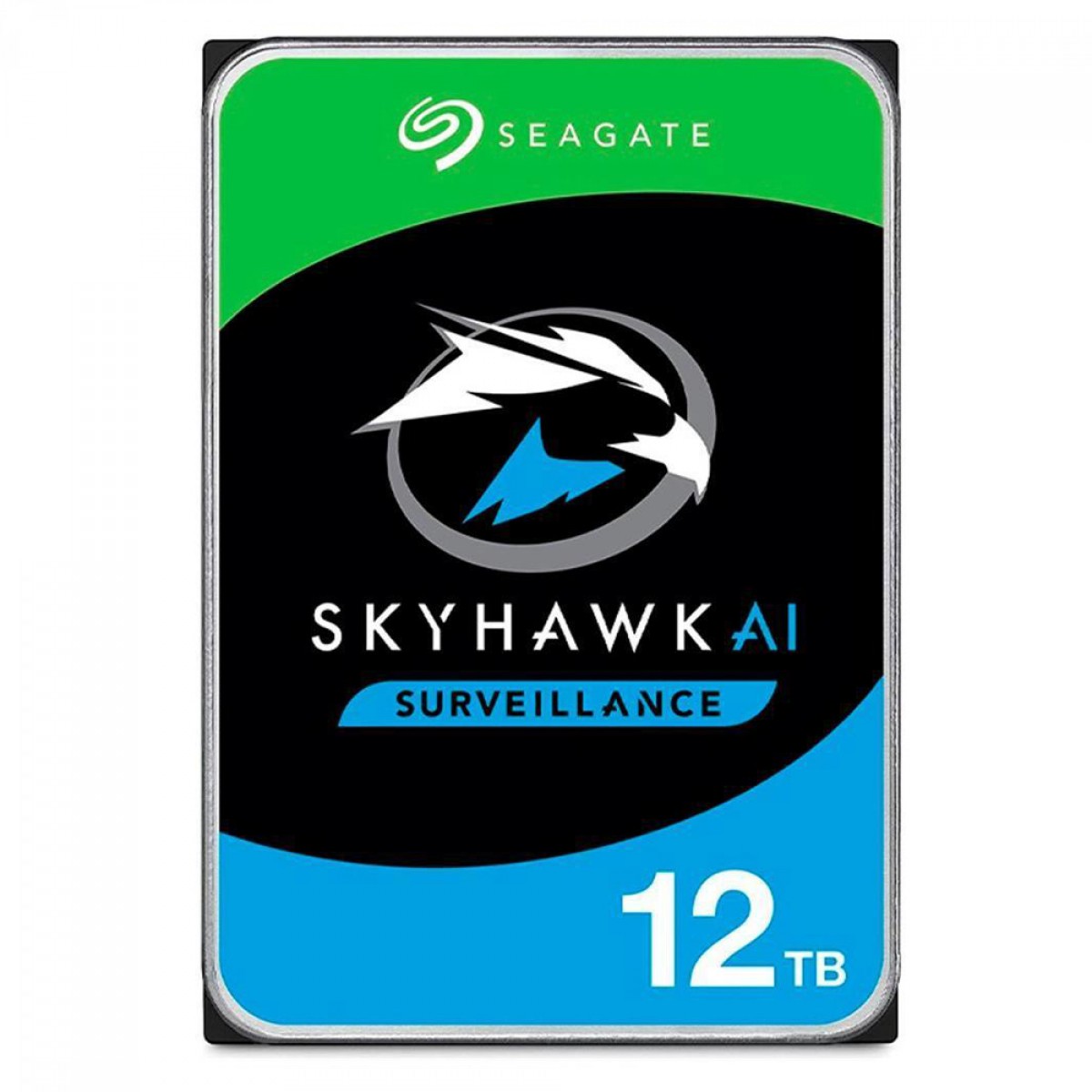 HD Seagate SkyHawk Surveillance 12TB, 7200RPM, Cachê 256MB, 3.5, Para Segurança, Vigilância, DVR, ST12000VE0008