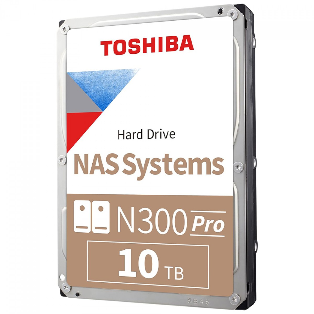 HD Toshiba N300 PRO 10TB, 7200RPM, 512MB, NAS, 3.5, Aplicação em IA, HDWG71AXZSTB