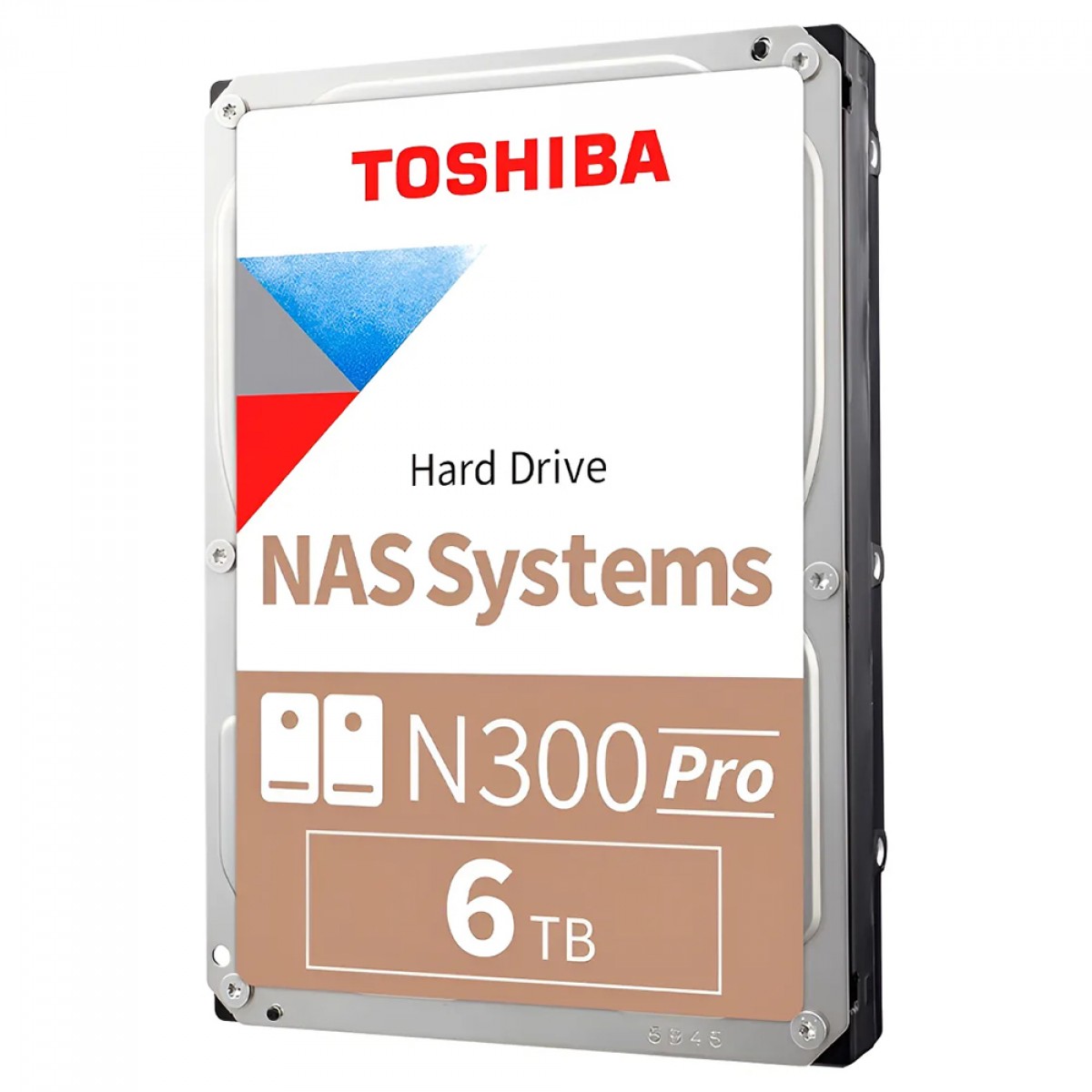 HD Toshiba N300 PRO 6TB, 7200RPM, 512MB, NAS, 3.5, Aplicação em IA, HDWG760XZSTB