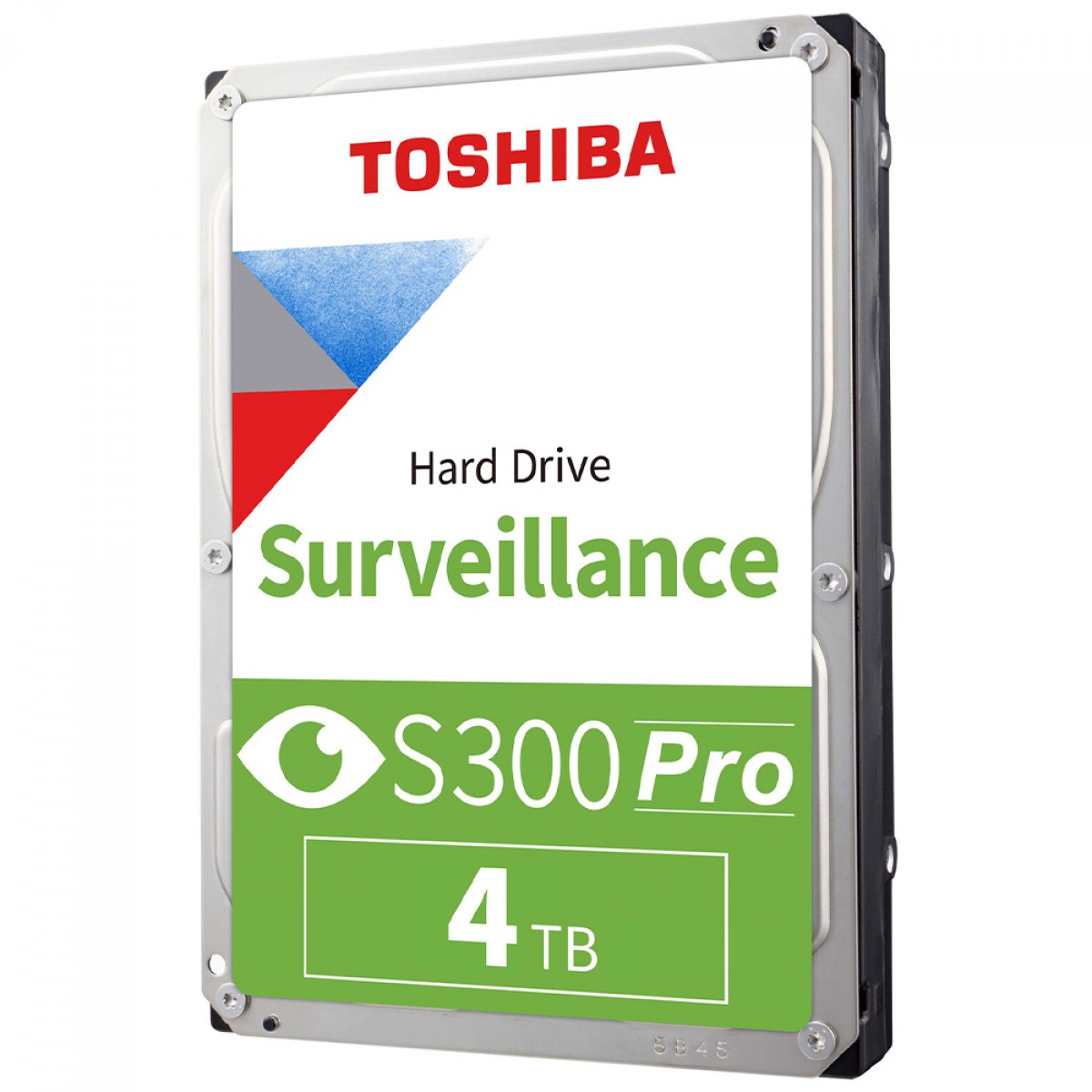 HD Toshiba S300 Pro Surveillance 4TB, Sata III, 7200RPM, 512MB, 3.5, Aplicação em IA, HDWTA40UZSVAR