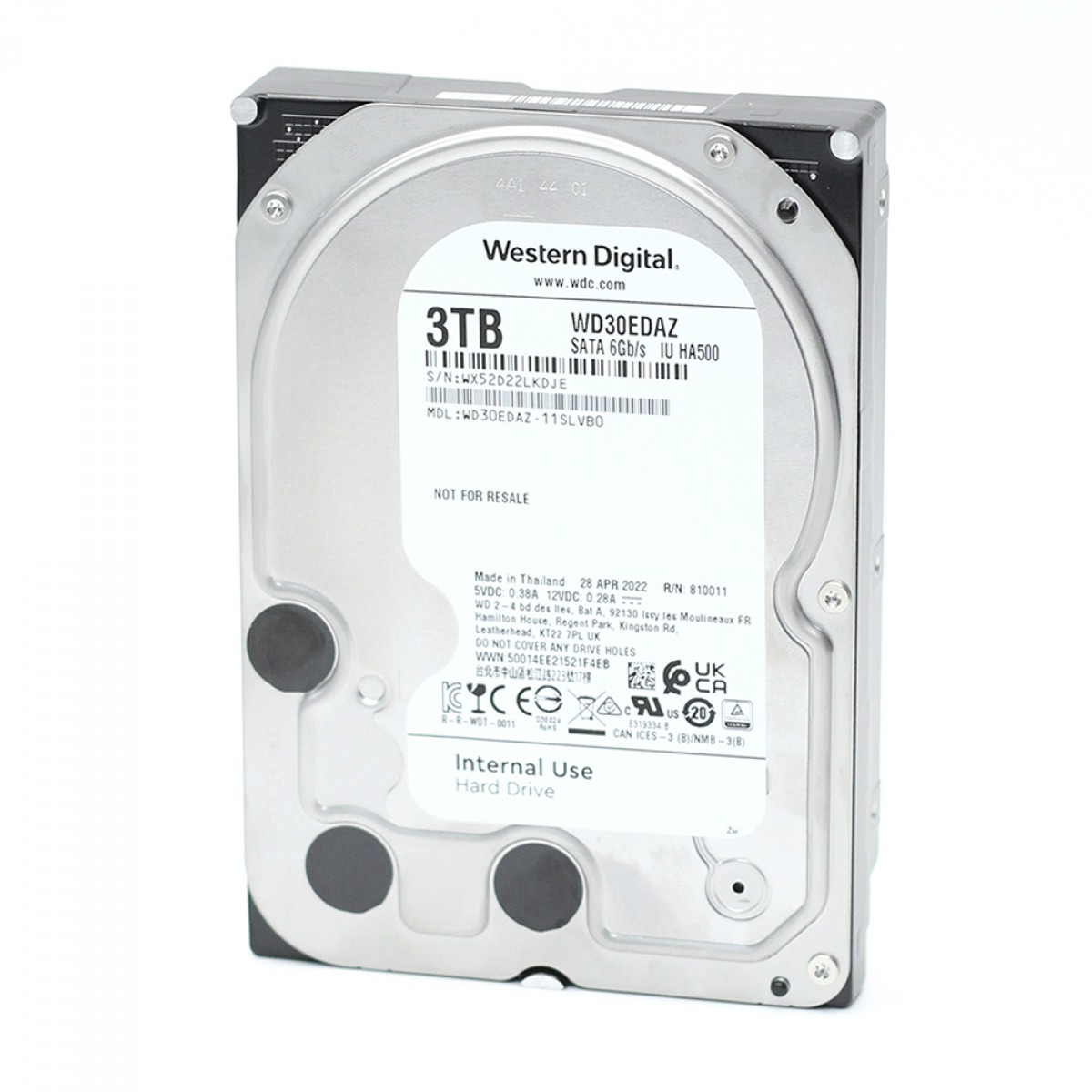 HD Western Digital, 3TB, SATA, 5400RPM, 3.5', WD30EDAZ