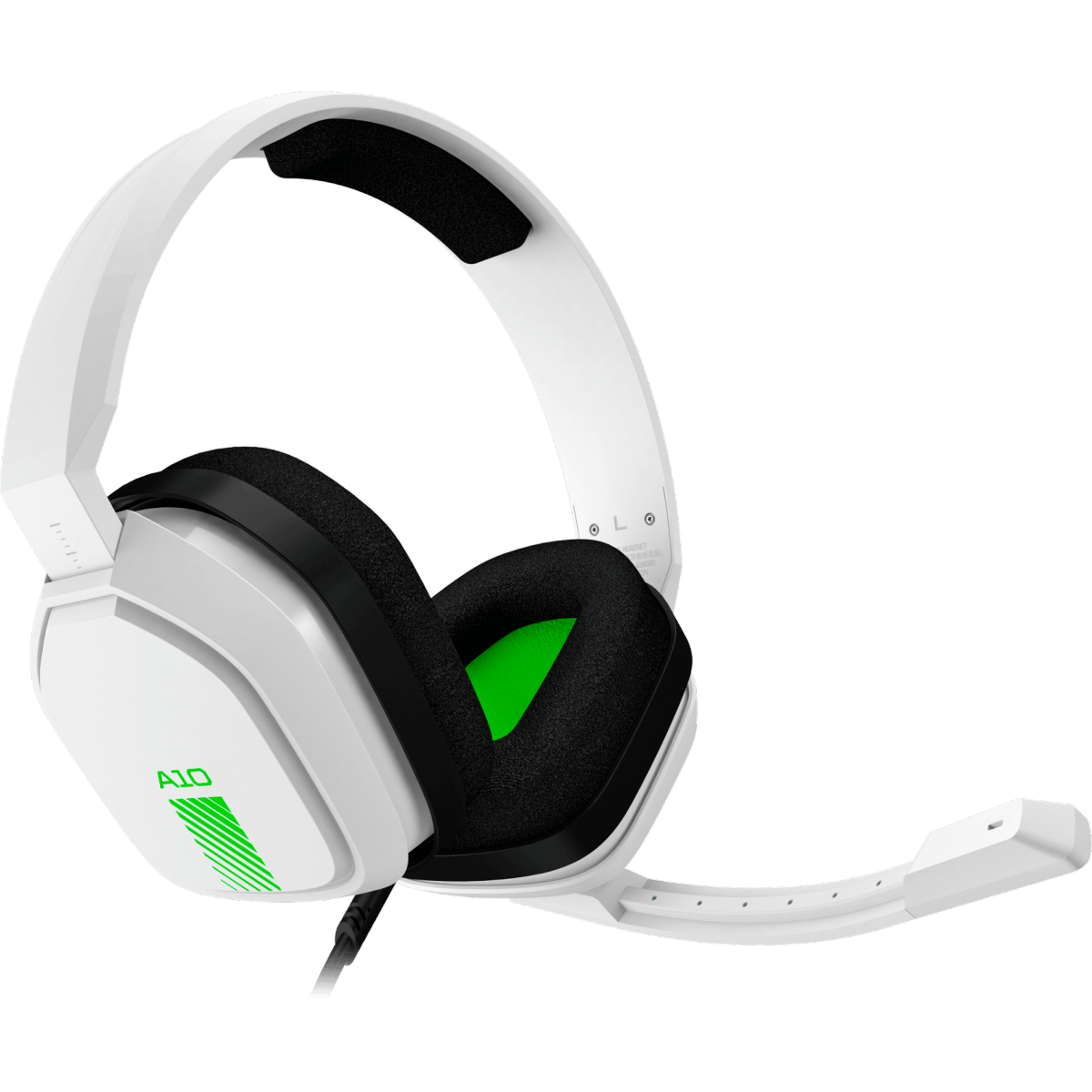 Headset Gamer Logitech Astro A10, White/Green, 939-001854