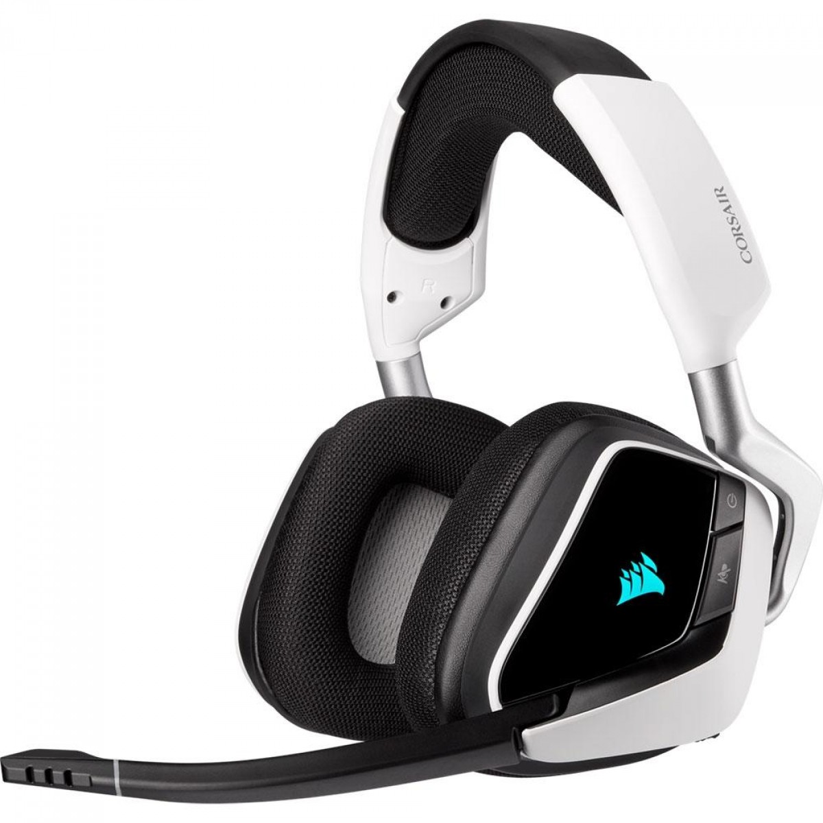 Headset Gamer Corsair 7.1 VOID RGB ELITE, Sem Fio, White, CA-9011202-NA