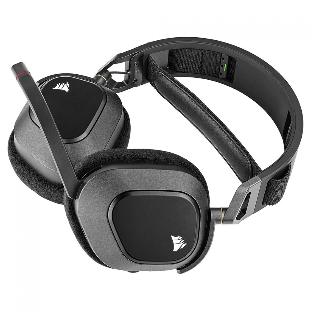 Headset Gamer Corsair HS80 Premium, RGB, Surround, Wireless, Dolby Atmos, Drivers 50mm, Preto, CA-9011235-NA