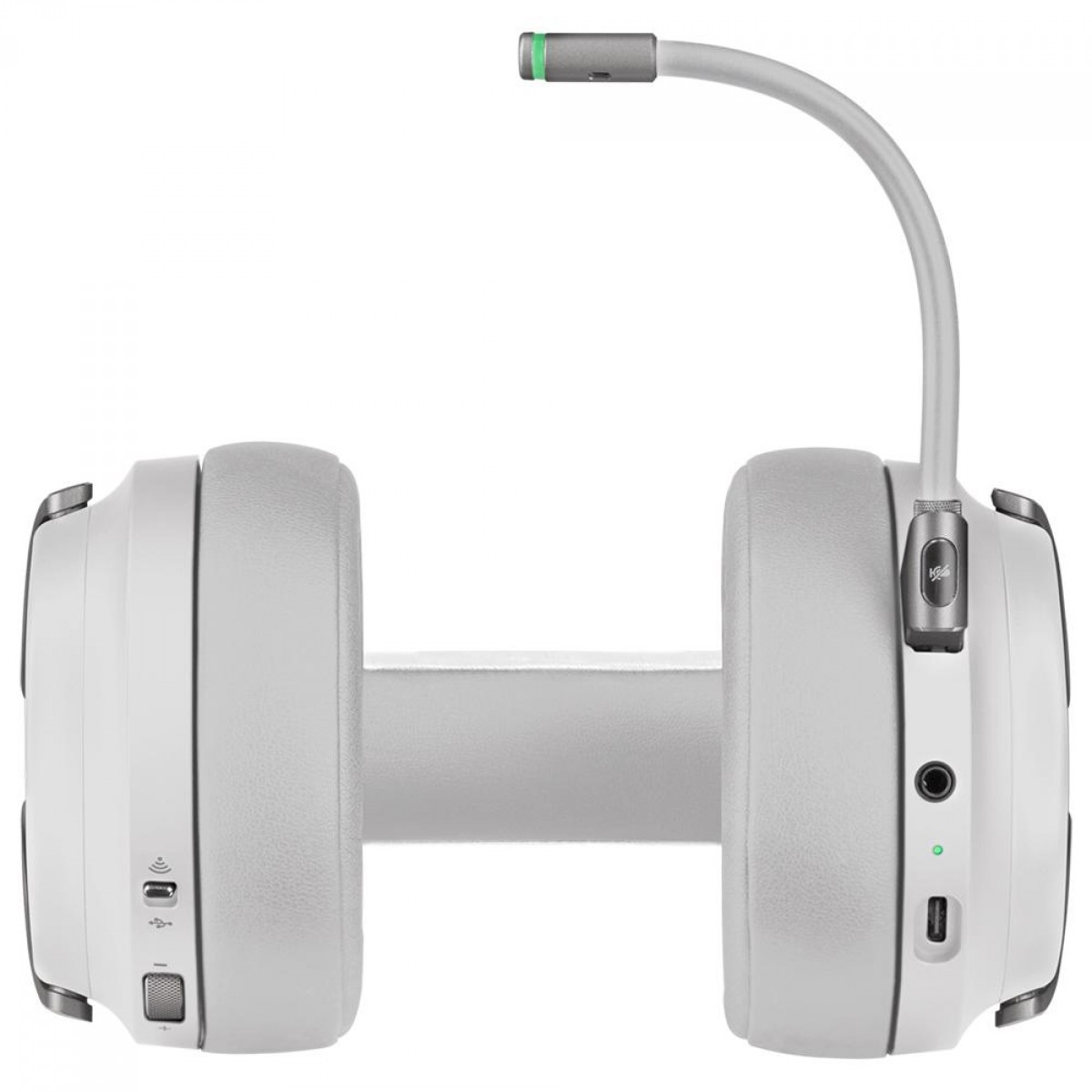 Headset Gamer Corsair Virtuoso RGB Wireless, Sem fio/USB/3.5mm, Múltiplas Plataformas, White, CA-9011186-NA