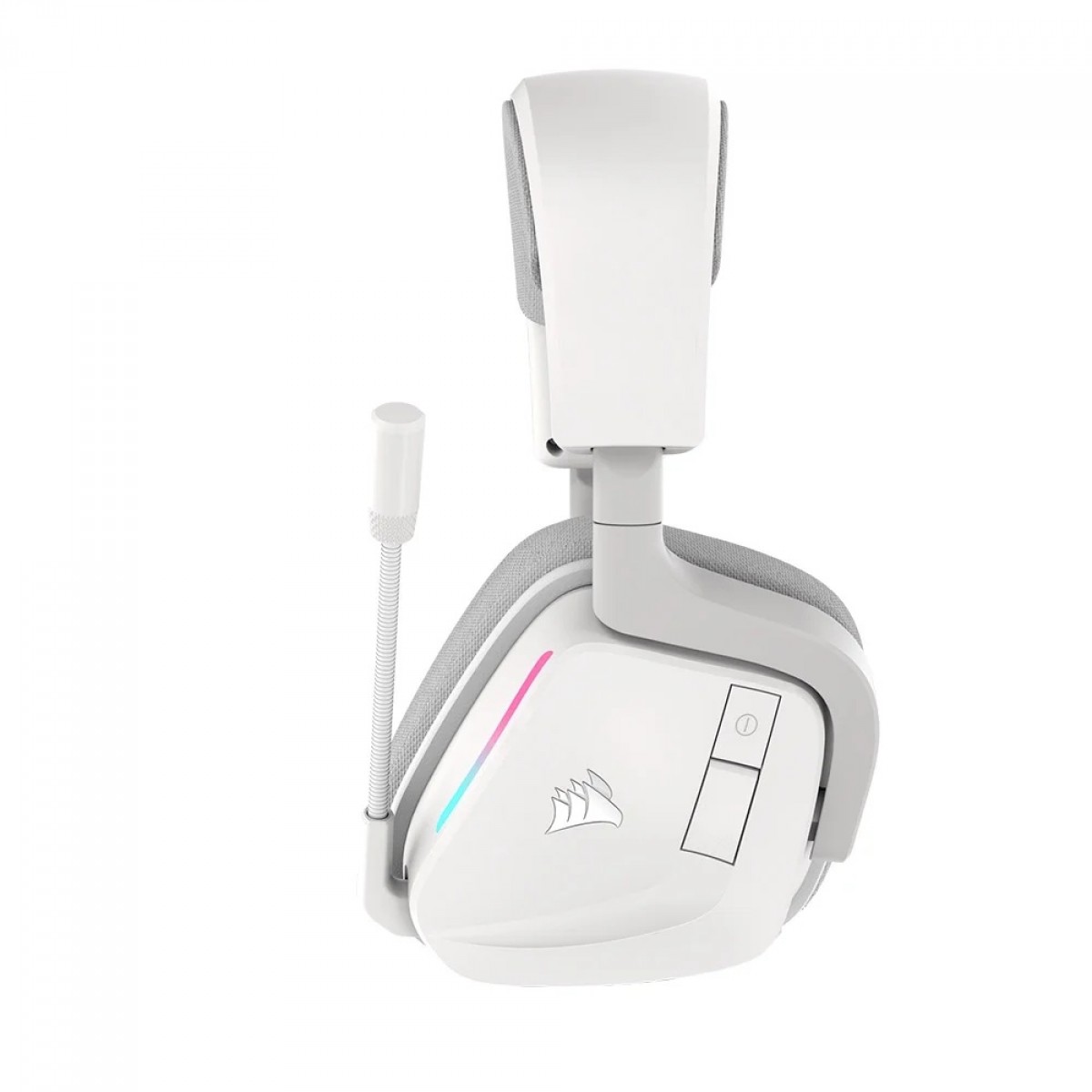 Headset Gamer Corsair Void Wireless V2, RGB, Bluetooth, Drivers de 50mm, Dolby Atmos, Branco, CA-9011380-WW