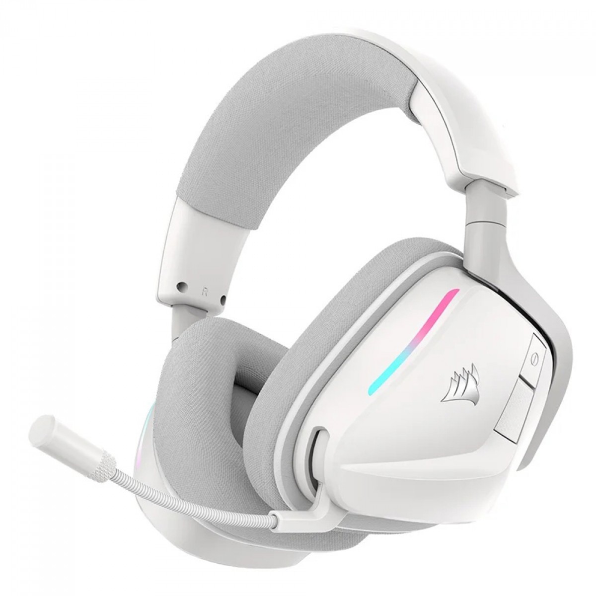 Headset Gamer Corsair Void Wireless V2, RGB, Bluetooth, Drivers de 50mm, Dolby Atmos, Branco, CA-9011380-WW