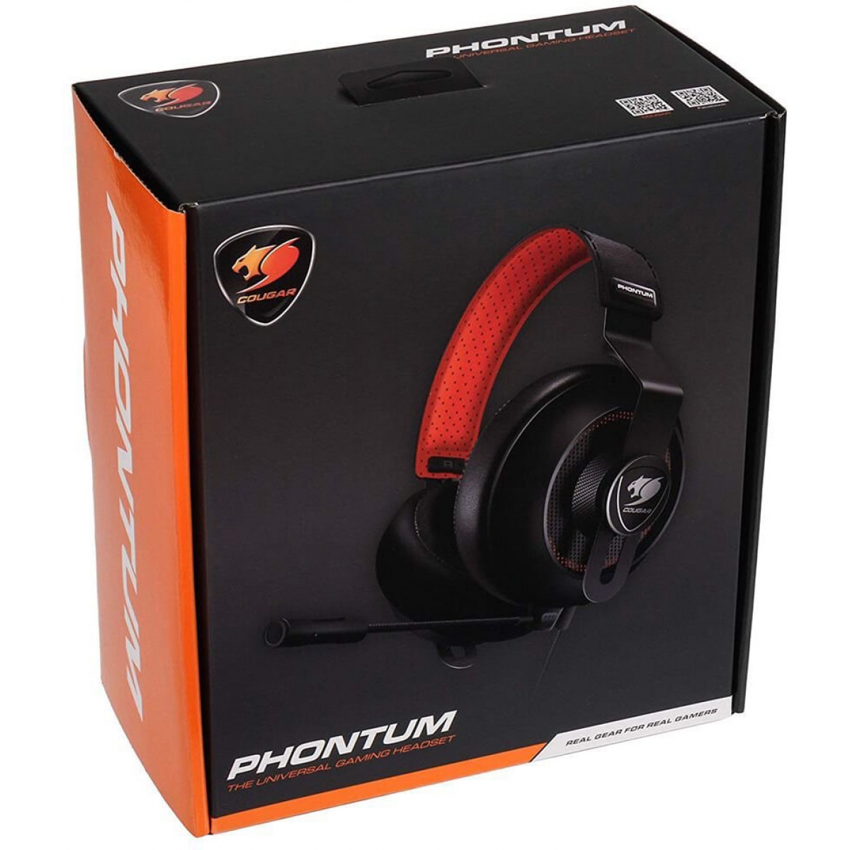 Headset Gamer Cougar Phontum 3H500P53B.0005 Preto/Laranja
