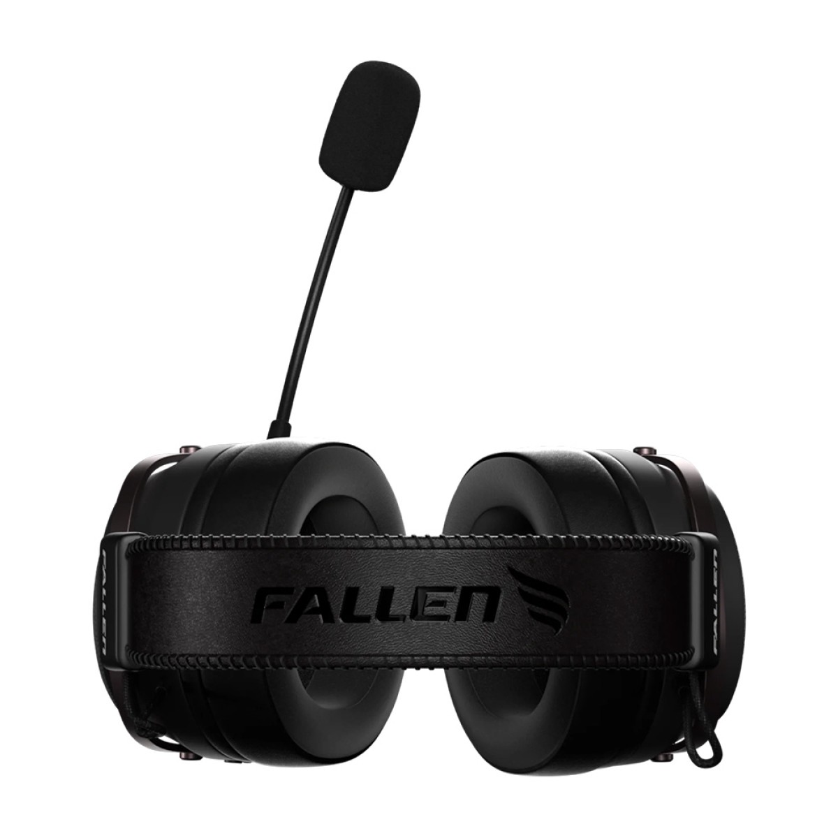 Headset Gamer Fallen Morcego Pro Black, Wireless/Bluetooth, 7.1 Virtual, Drivers de 53mm, Preto, HE00062