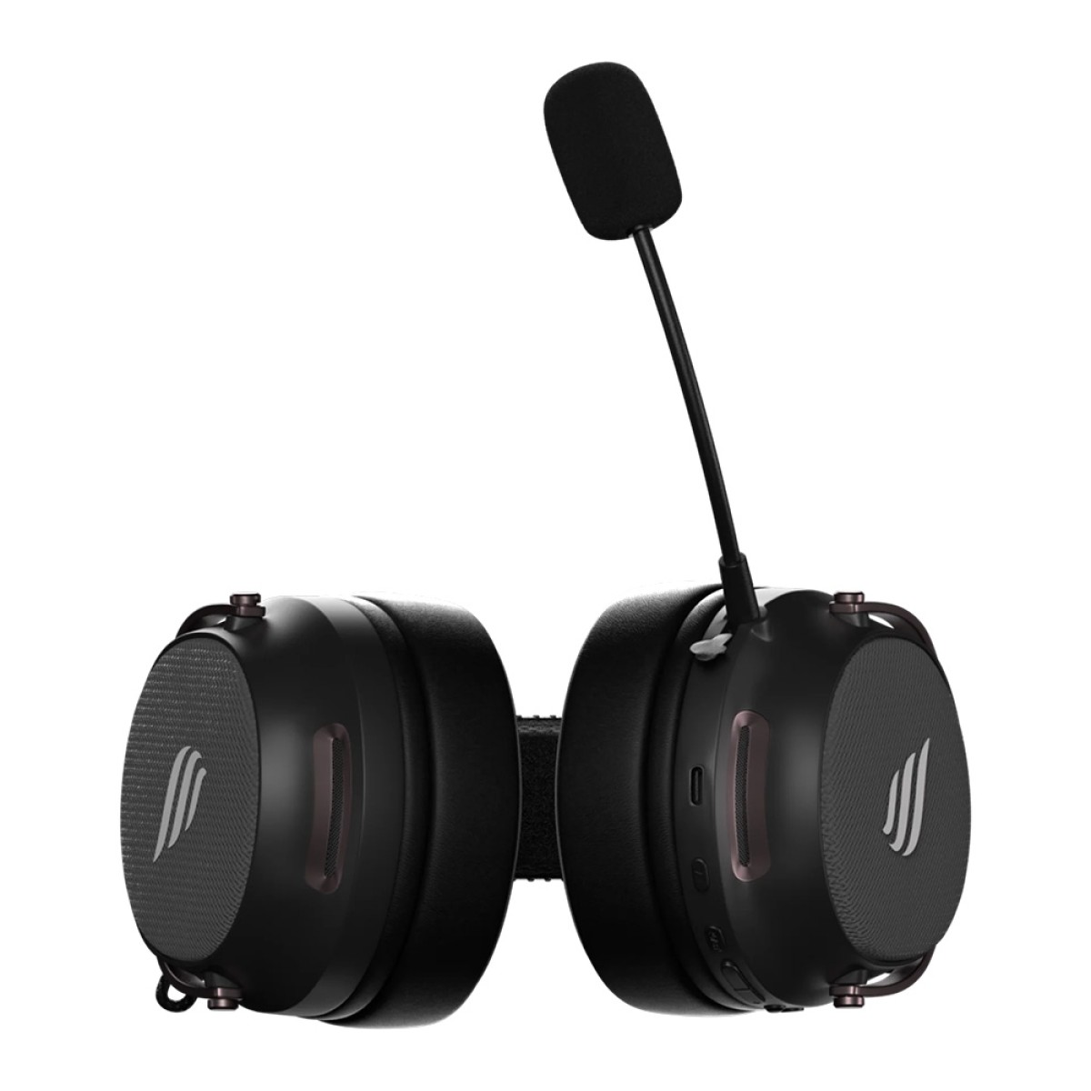 Headset Gamer Fallen Morcego Pro Black, Wireless/Bluetooth, 7.1 Virtual, Drivers de 53mm, Preto, HE00062