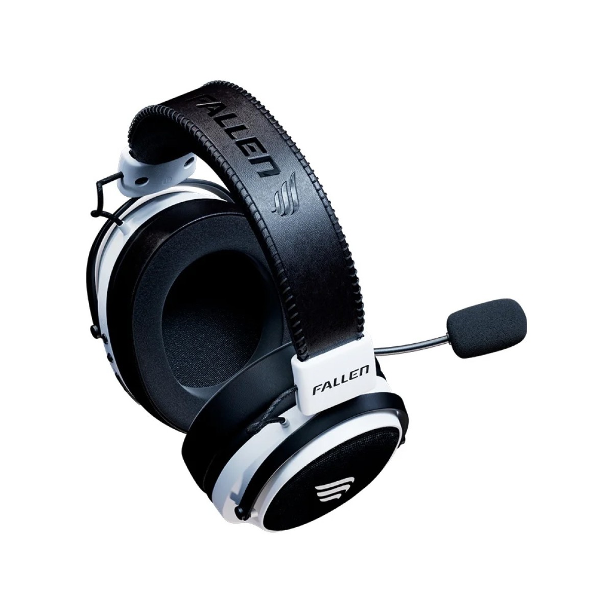 Headset Gamer Fallen Morcego Pro, Wireless/Bluetooth, Drivers de 53mm, Branco, HE00061