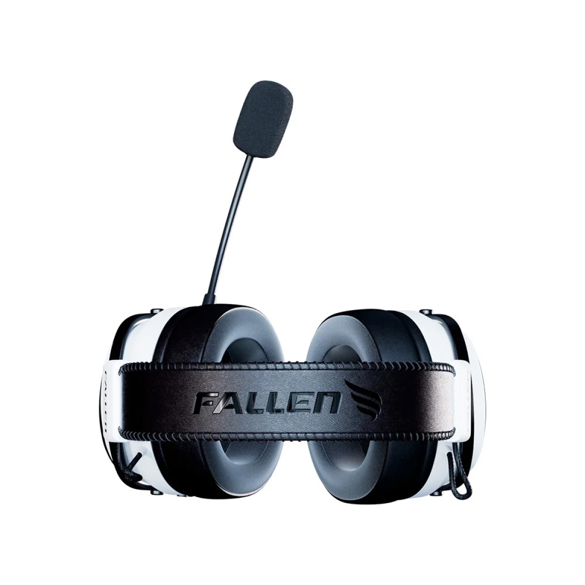 Headset Gamer Fallen Morcego Pro, Wireless/Bluetooth, Drivers de 53mm, Branco, HE00061